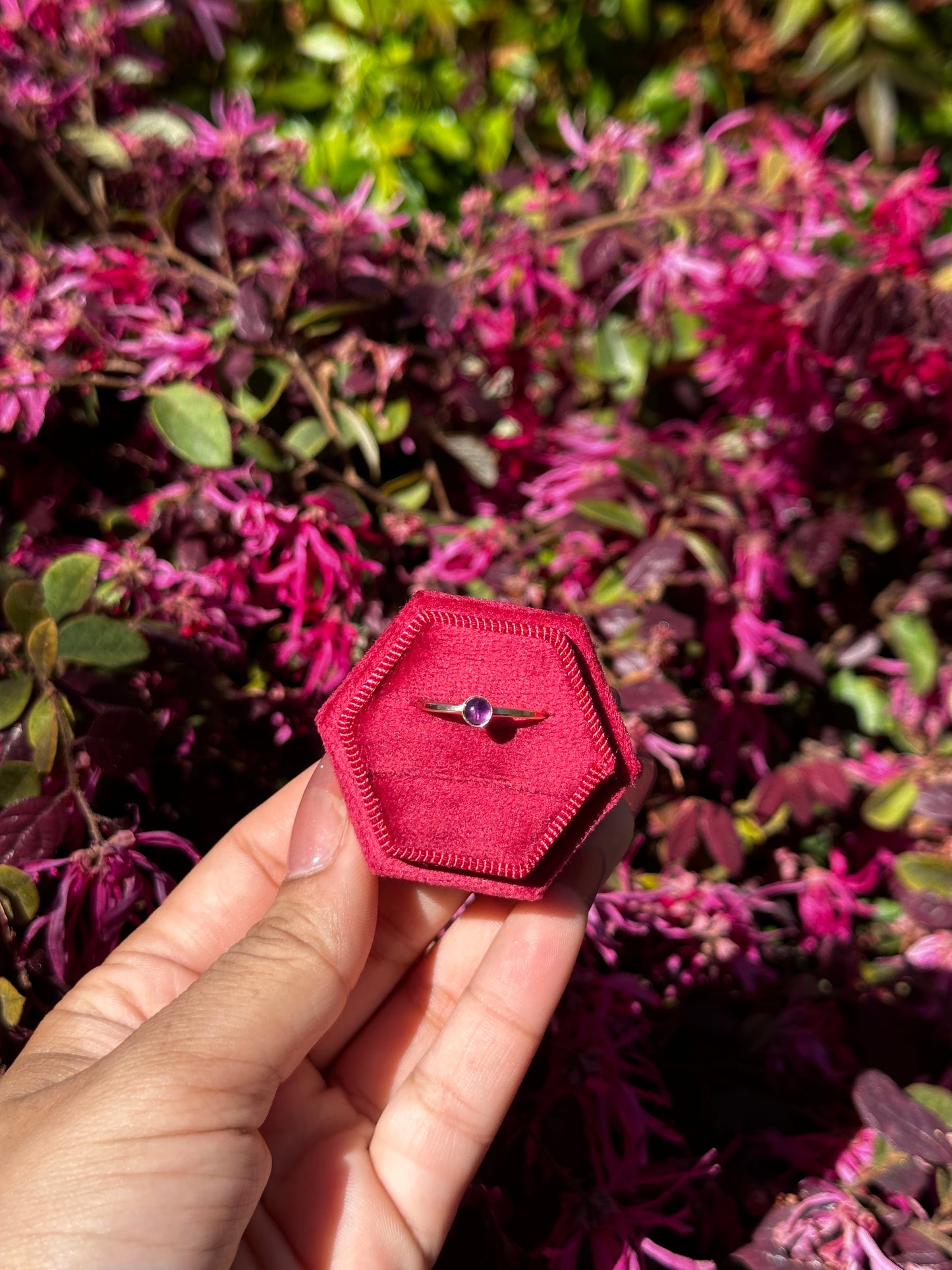 14/20k Gold-filled Amethyst ring