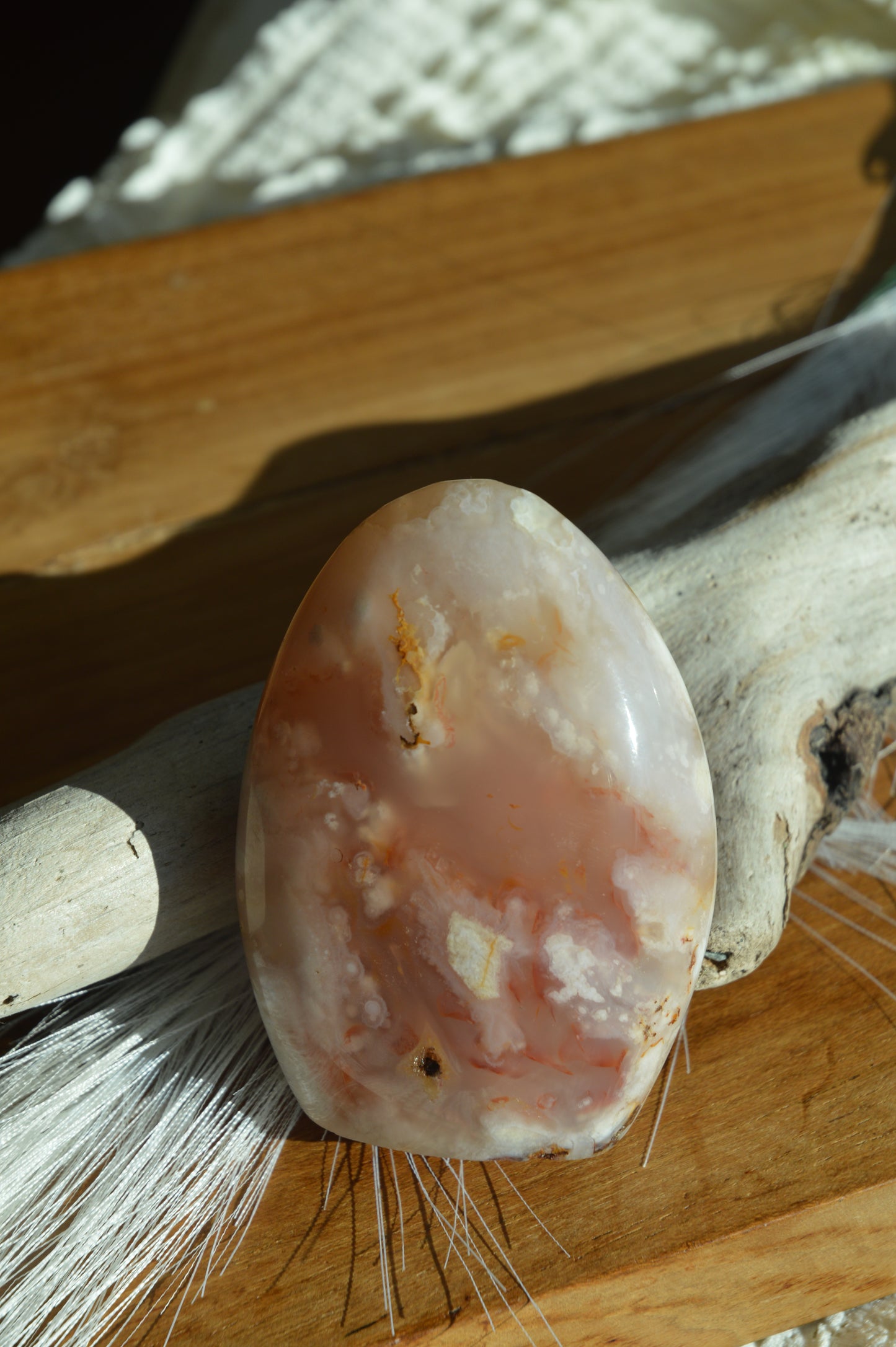 Flower Agate Dome