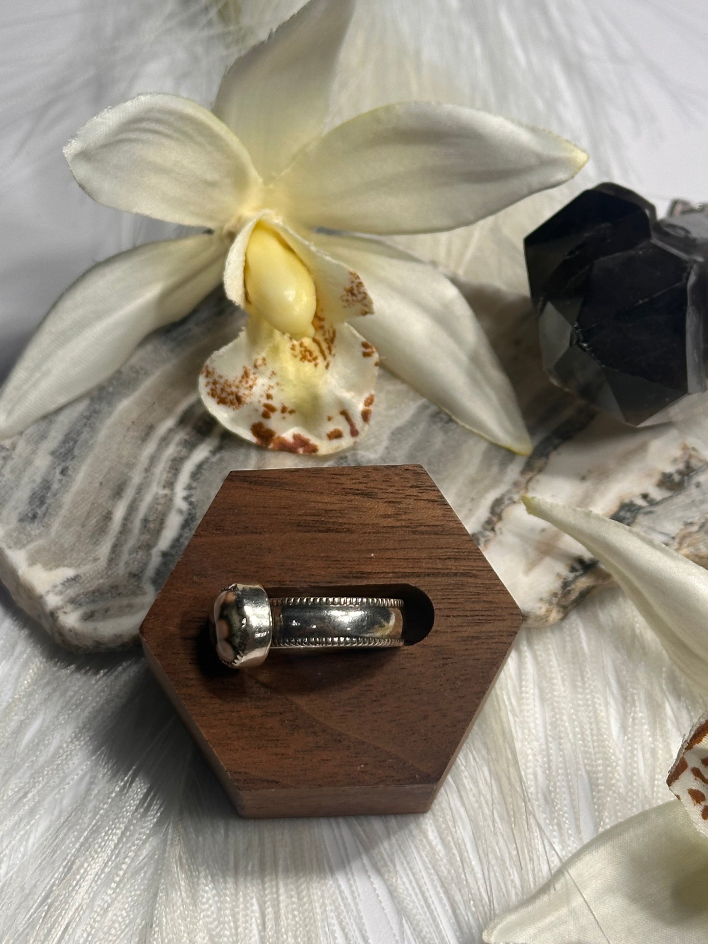 Ocean Jasper Ring - Sz 6.5-7