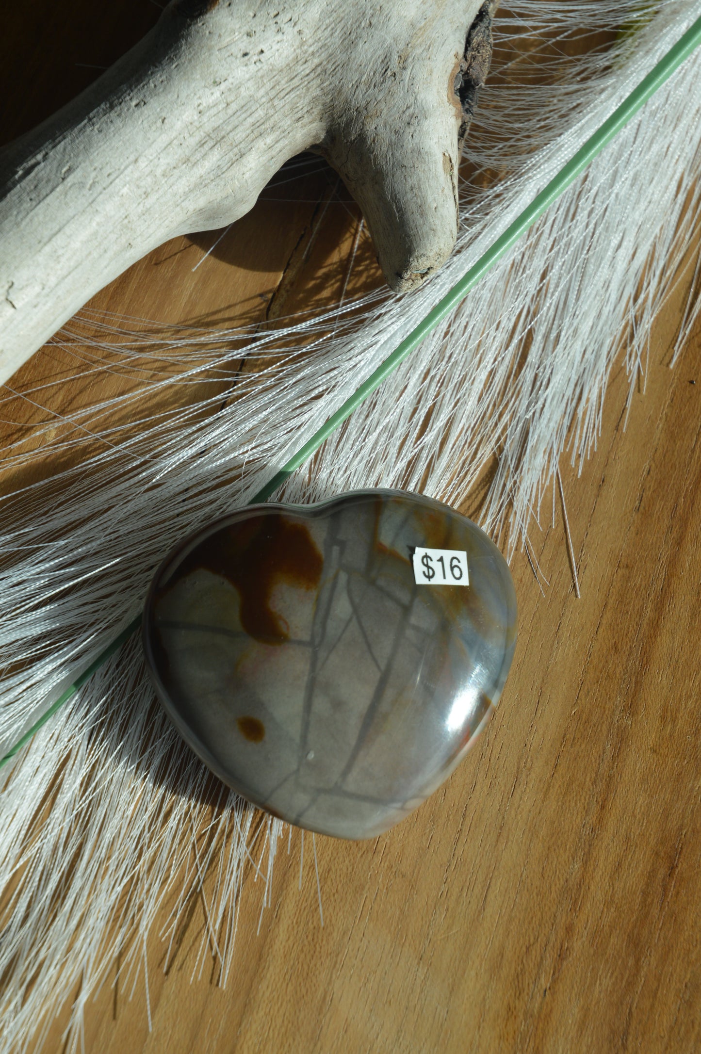 Polychrome Jasper heart