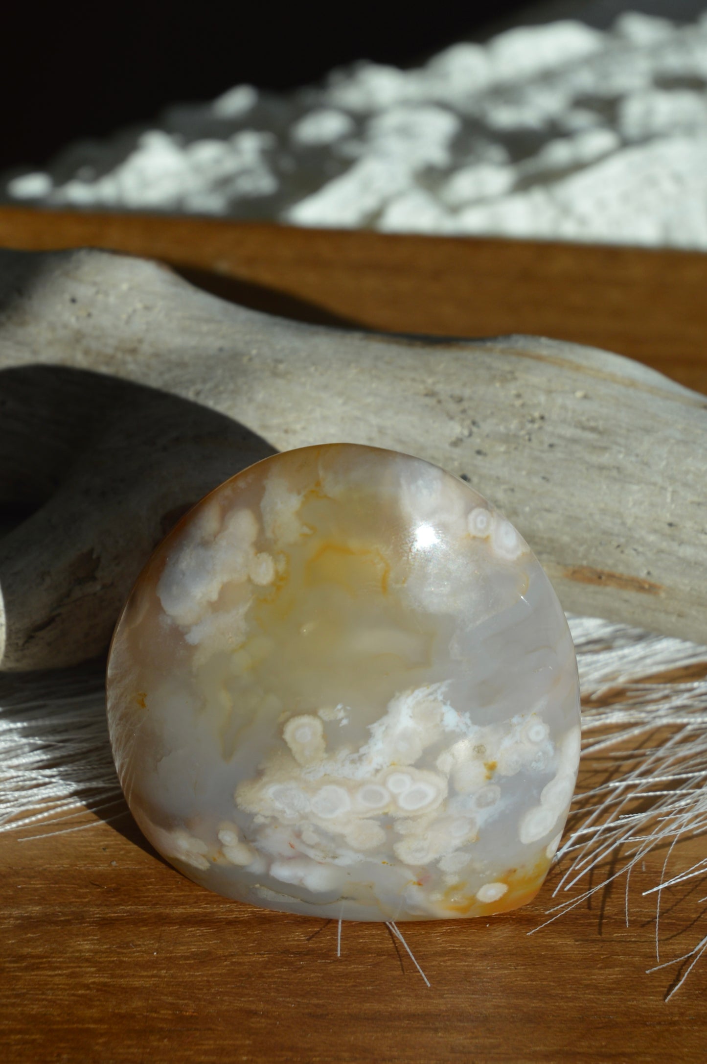 Flower Agate dome