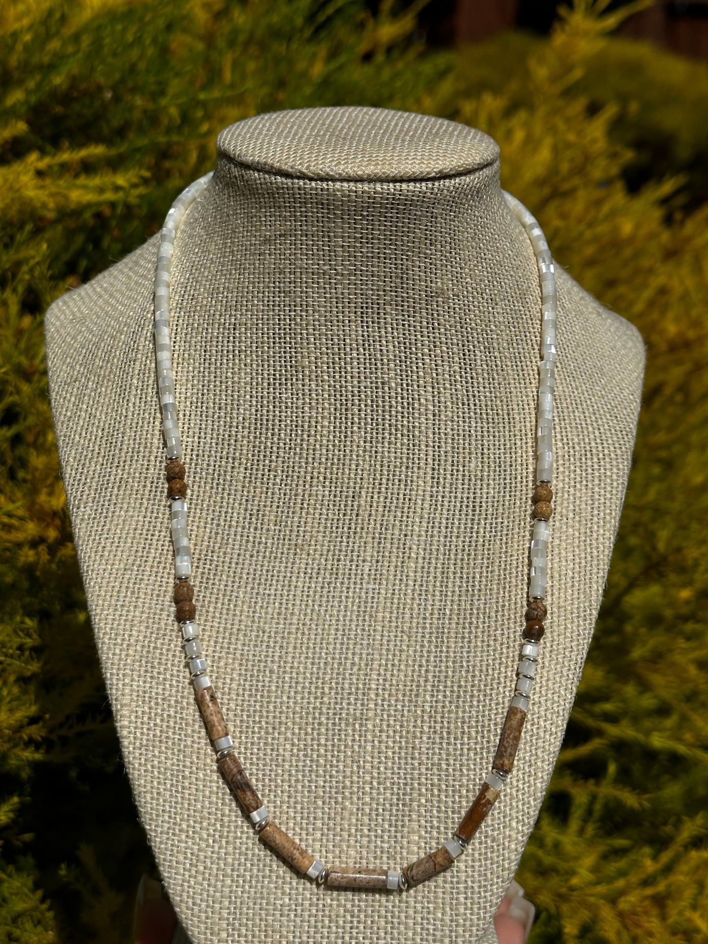 Picture jasper necklace