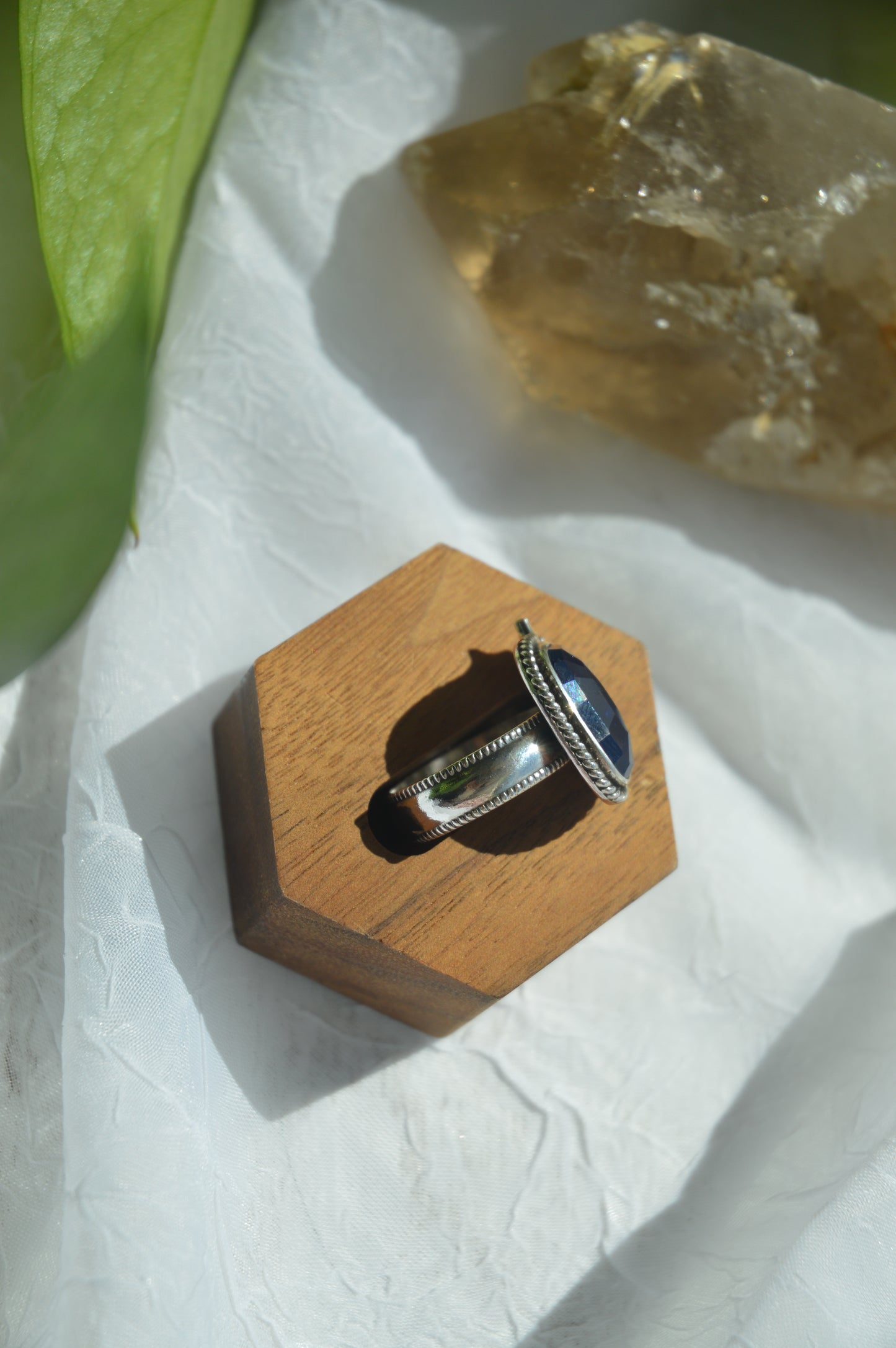 Burmese Sapphire Ring - Sz 6.25-6.5