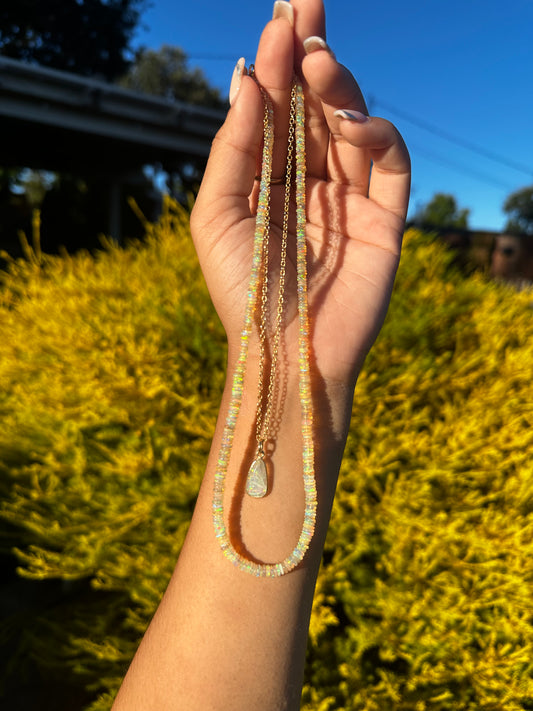 Flashy Ethiopian Opal stack