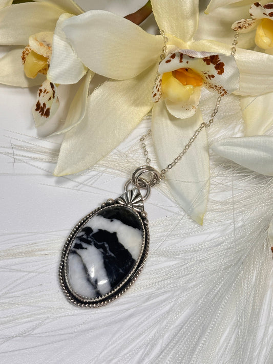 Zebra Jasper Pendent