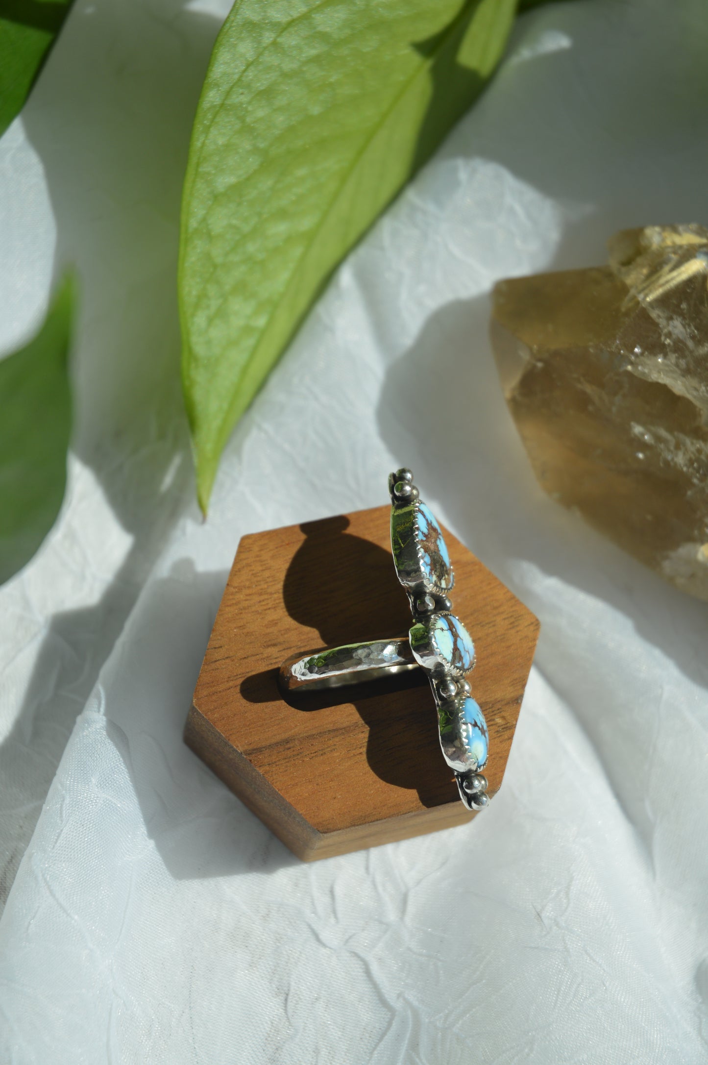 Stunning Lavender Turquoise Ring - Sz 7