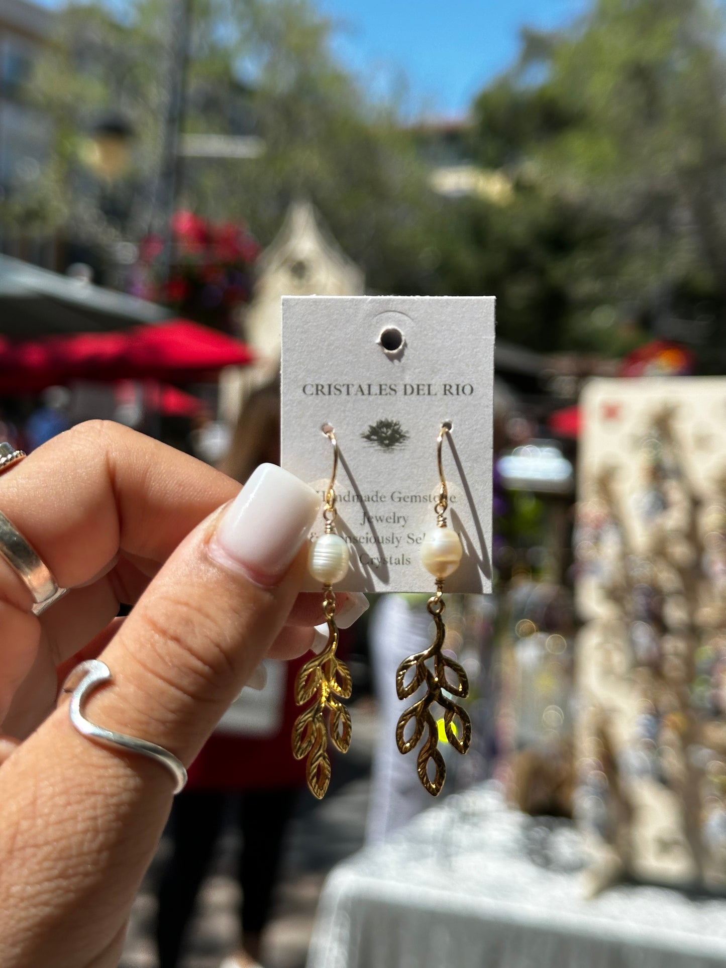 Gold Leaf earrings