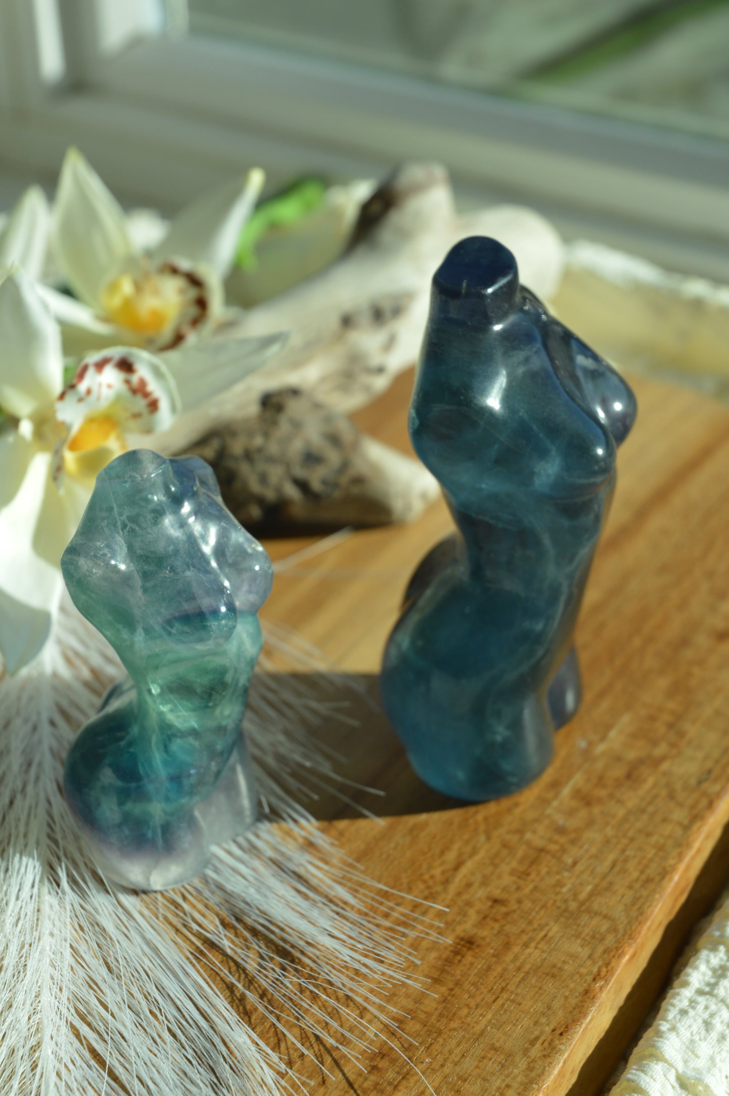 Large Fluorite Goddess Body