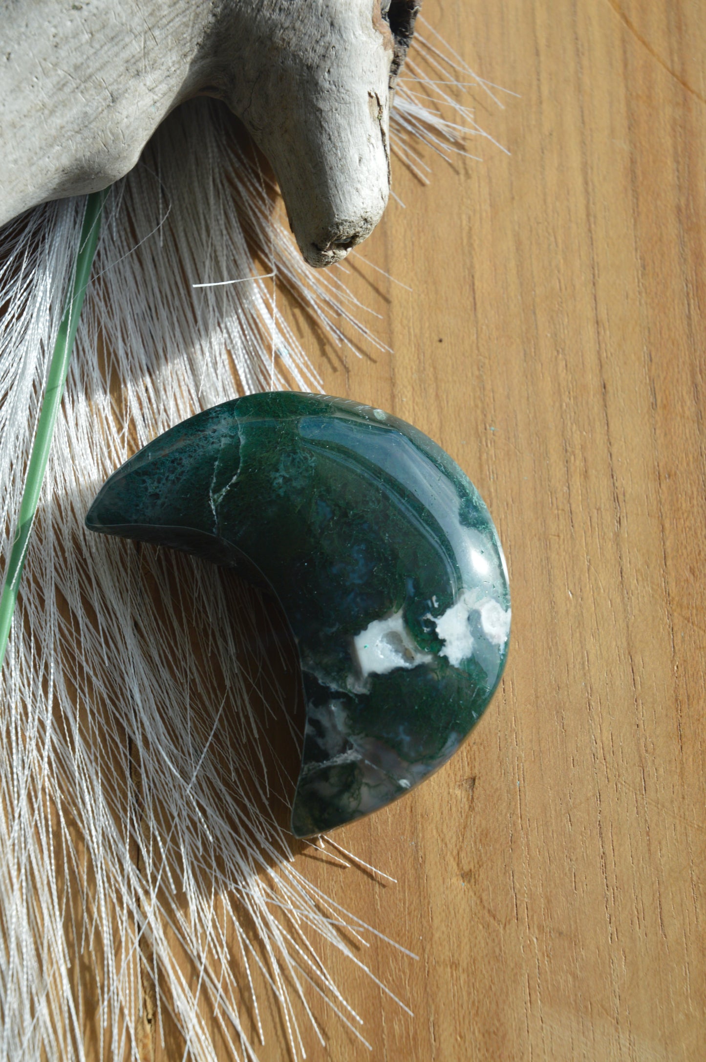 Moss Agate Moons