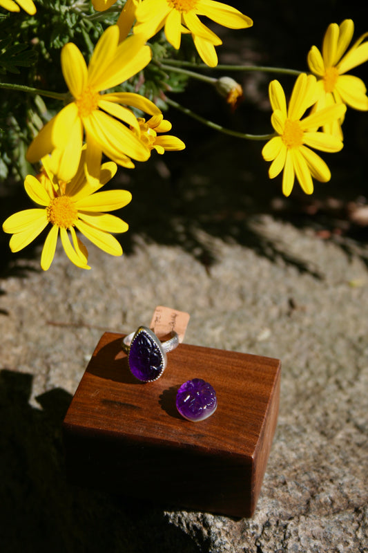 MTO Mughal Amethyst Ring - Any Size