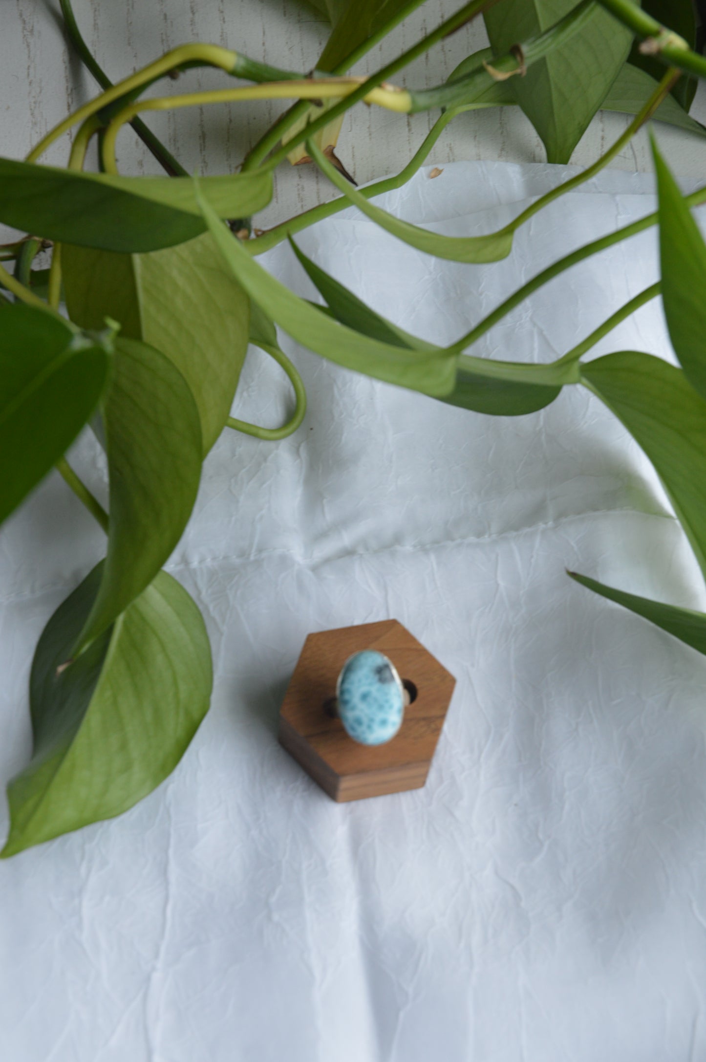 Larimar Ring - Sz 8