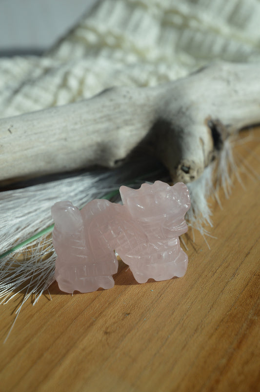 Rose Quartz Lunar New Year Dragon