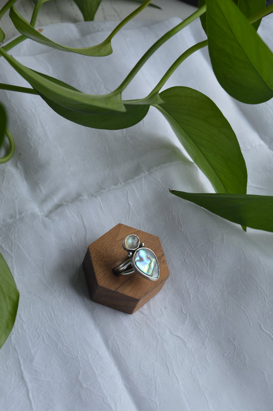 Shimmering Mermaid Ring - Sz 7-7.25