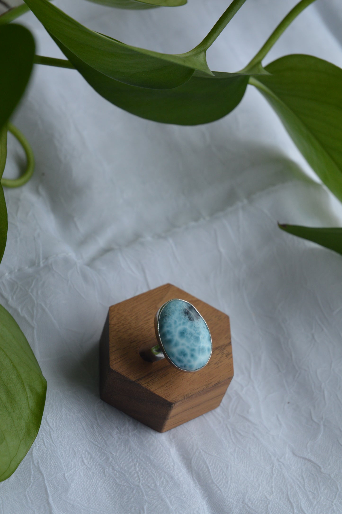 Larimar Ring - Sz 8
