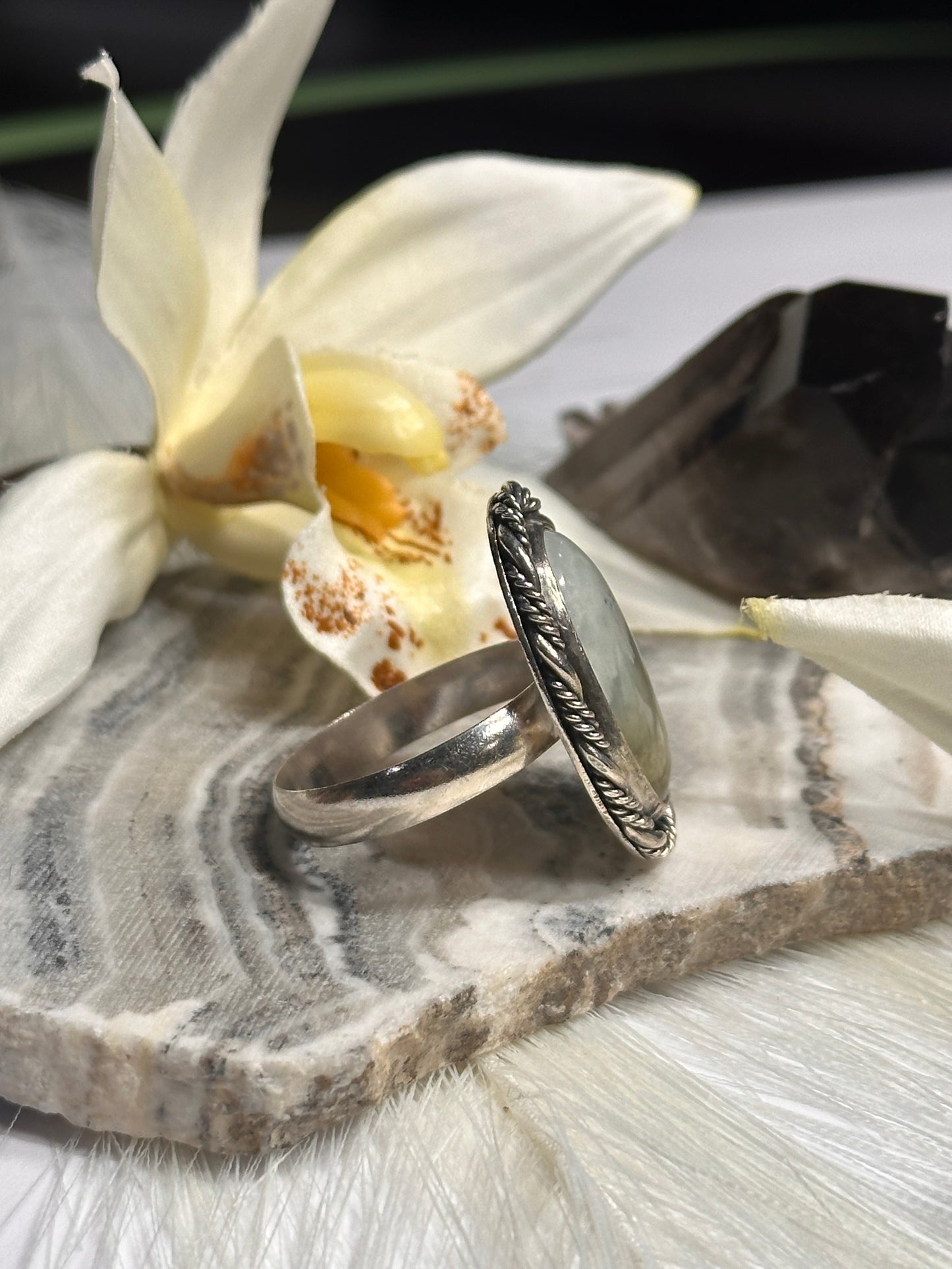 Polychrome Jasper Scenic Ring - Sz 12.5