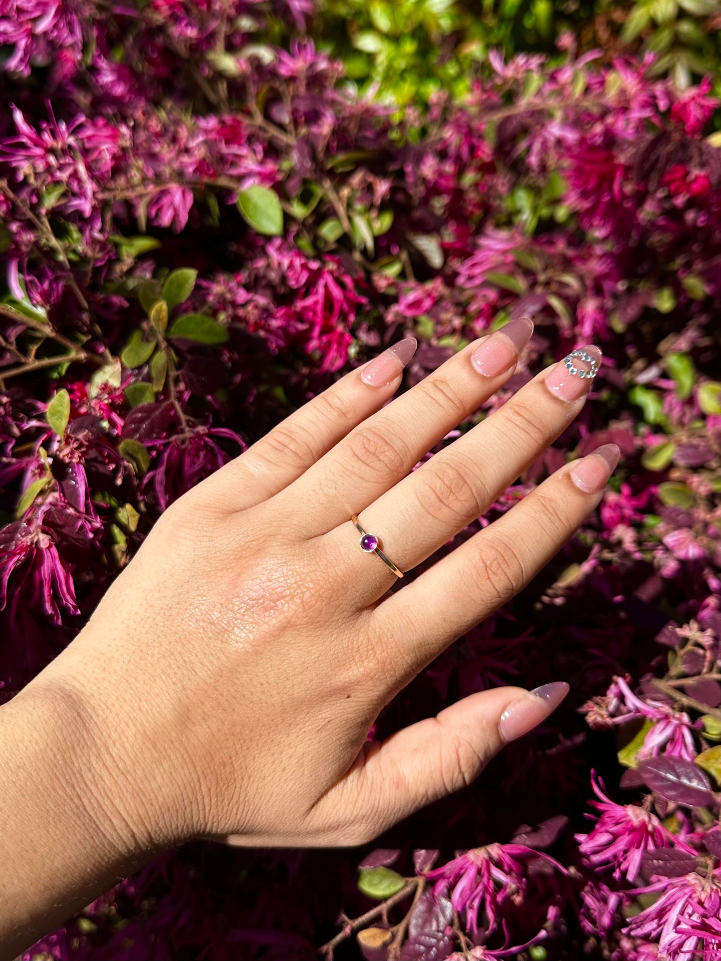 14/20k Gold-filled Amethyst ring