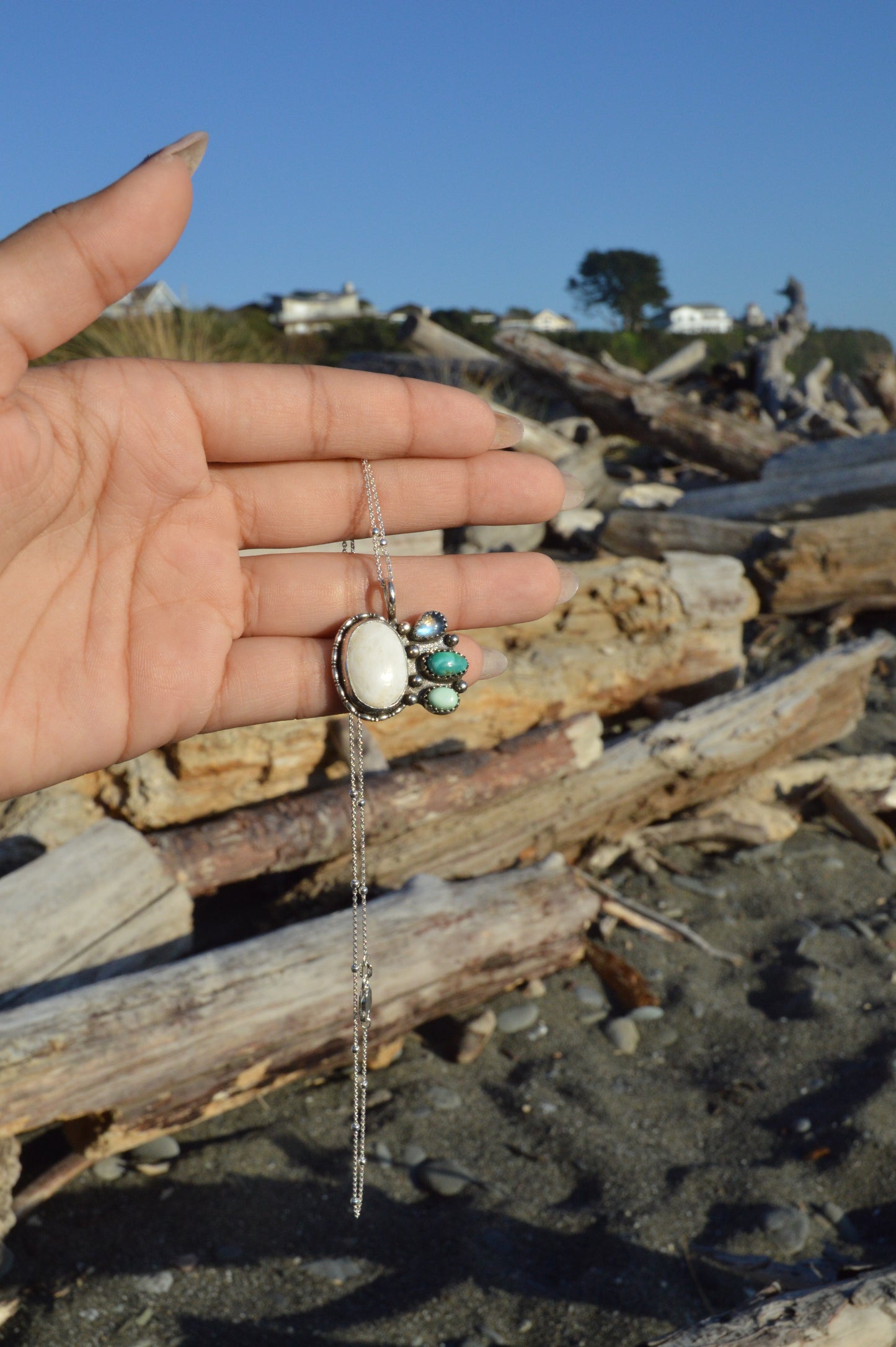 Glimmering Nautilus of the Sea Pendant