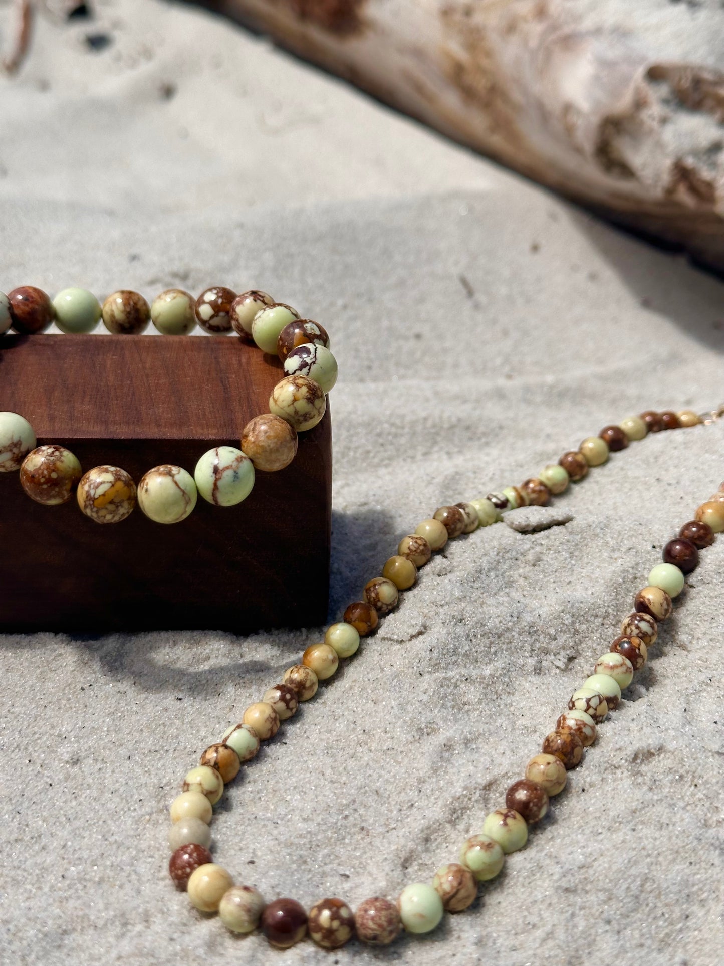 Lemon Chrysoprase set