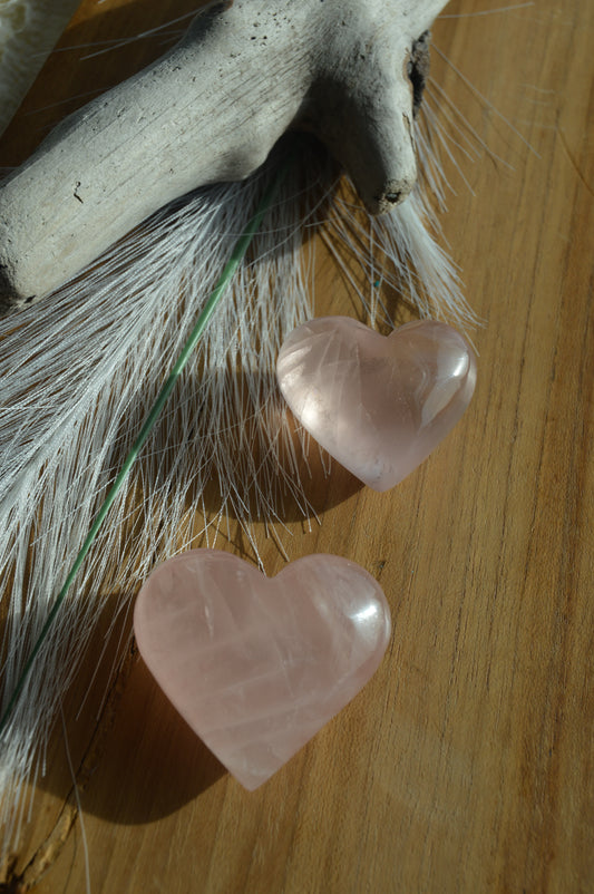 Rose Quartz Hearts