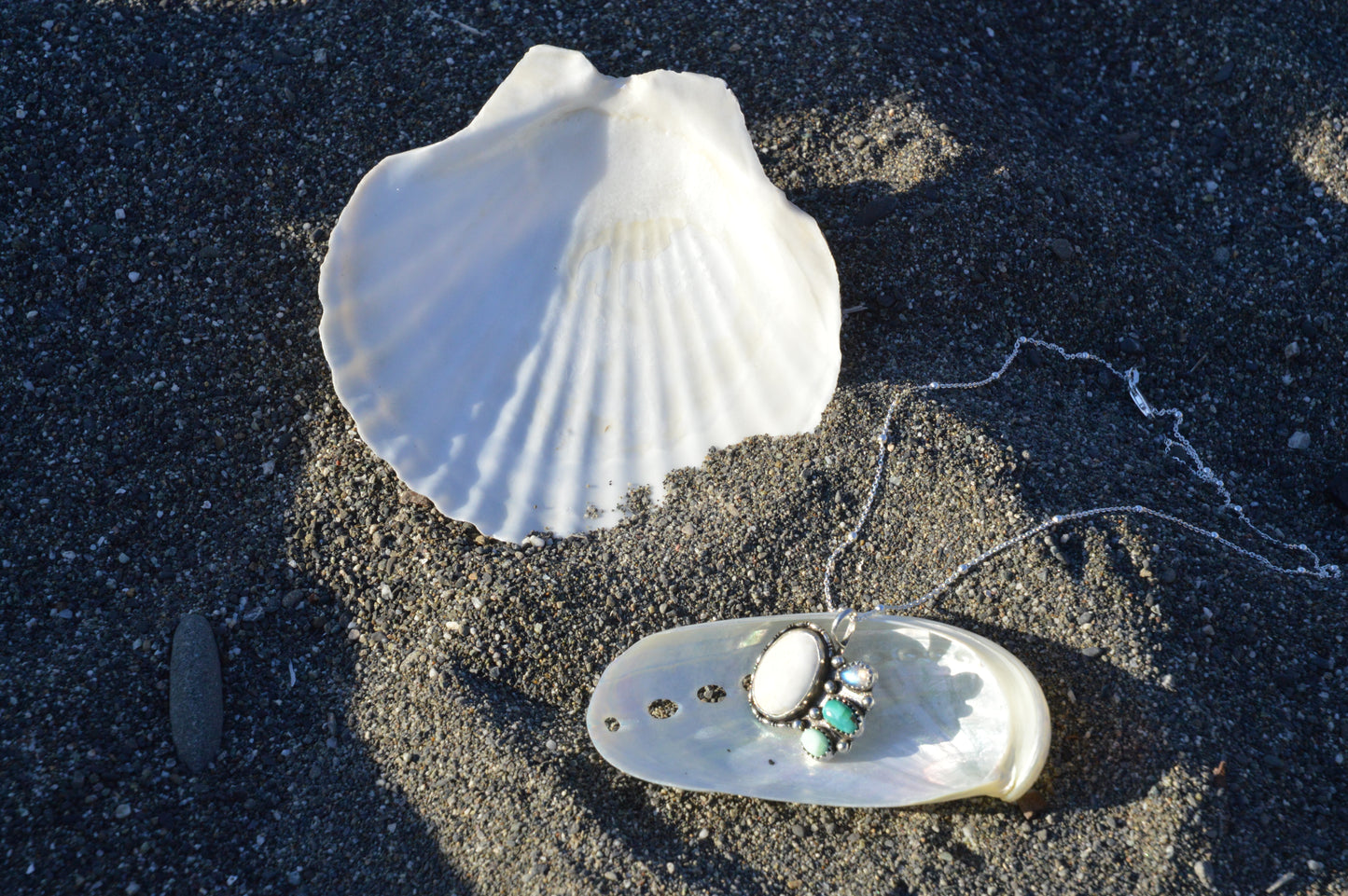 Glimmering Nautilus of the Sea Pendant