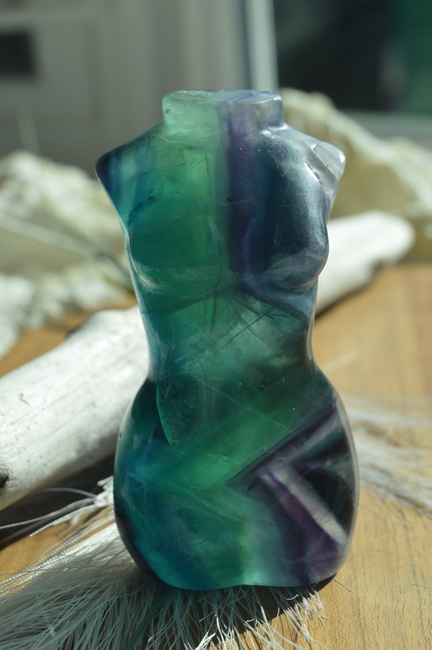 Large Fluorite Goddess Body