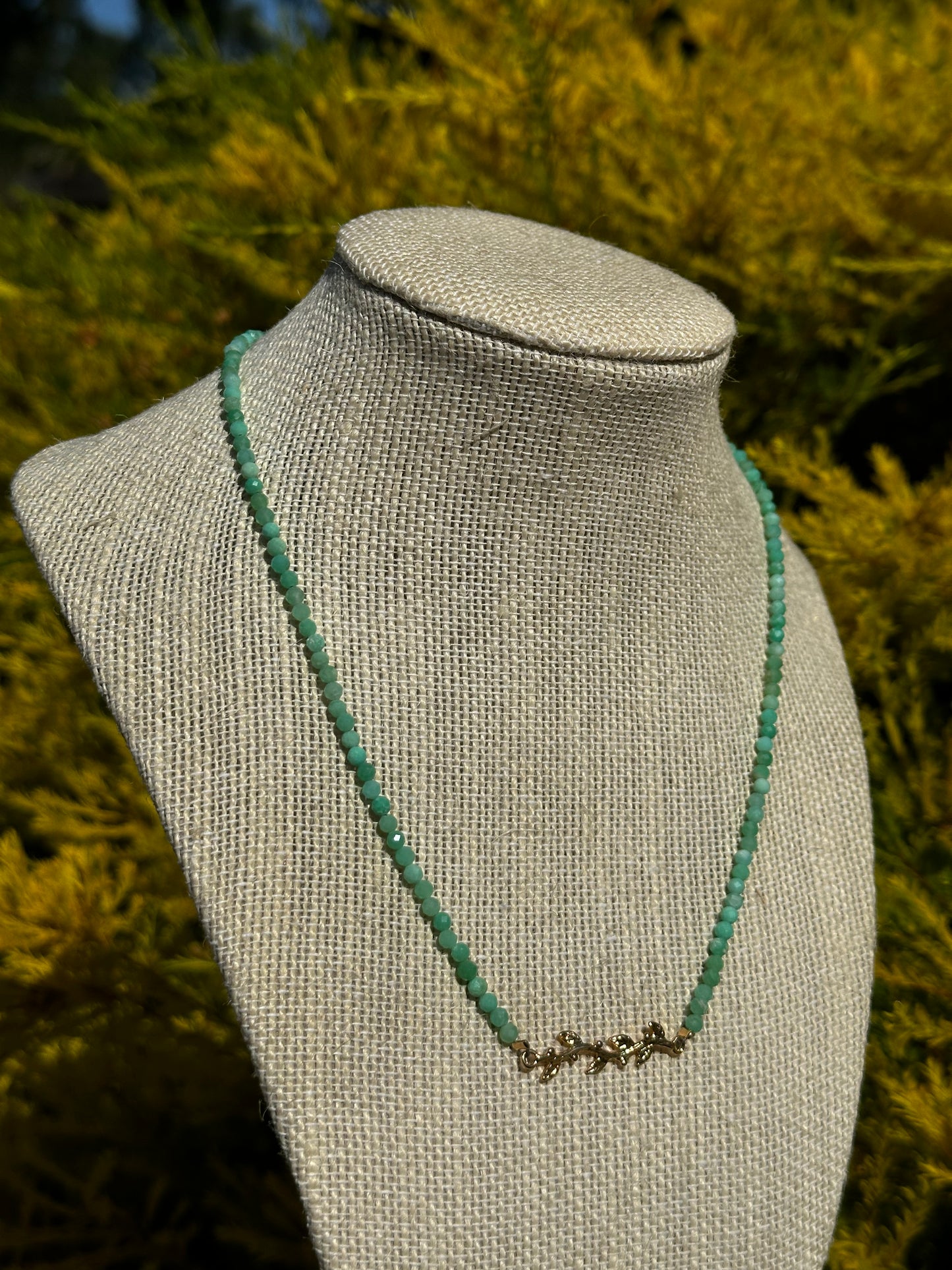 Minty Chrysoprase necklaces