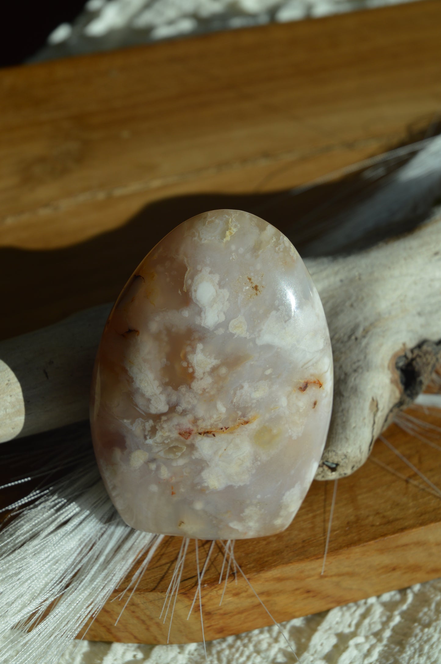 Flower Agate Dome