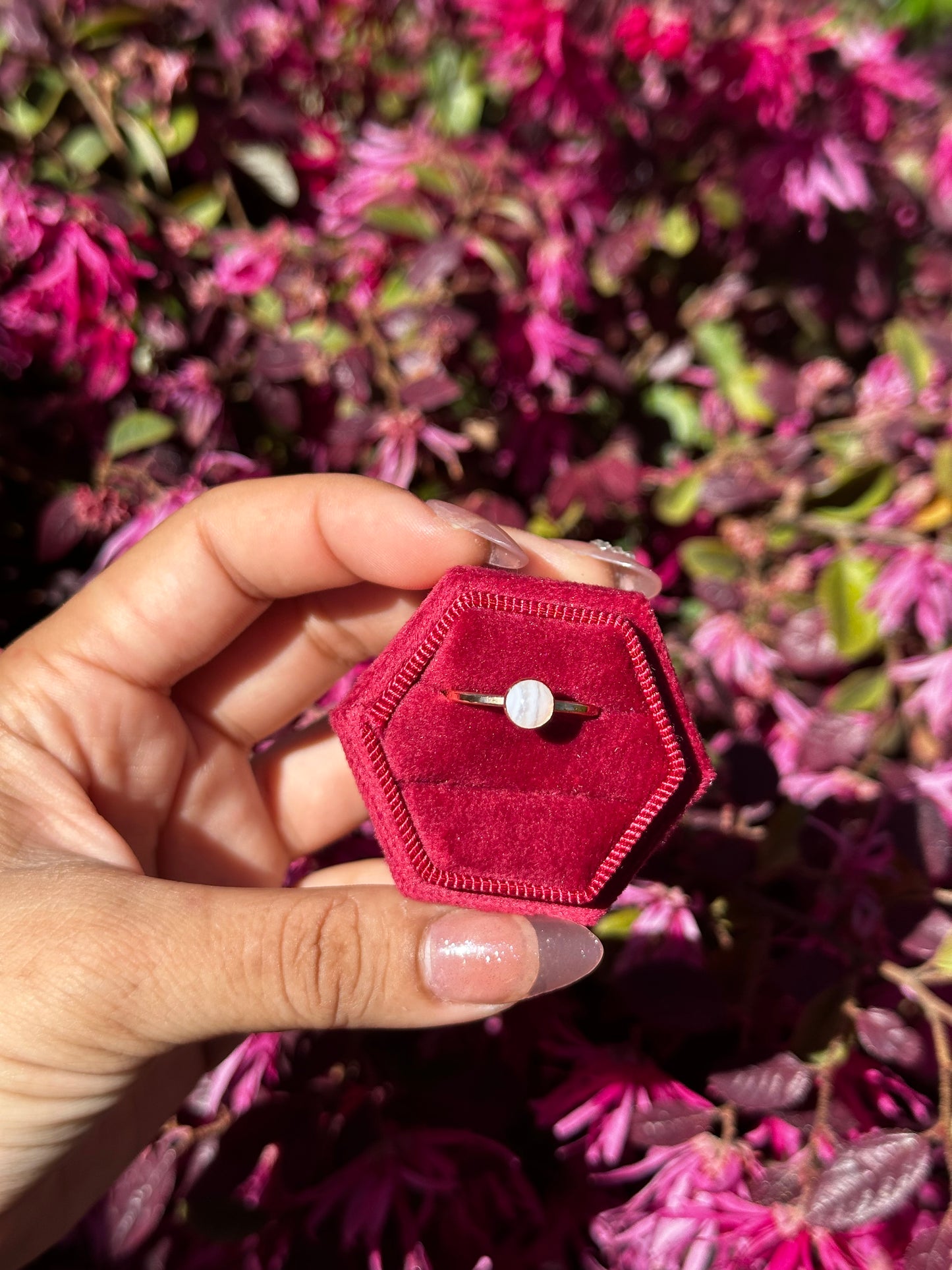 14/20k Gold-filled Blue Lace Agate rings