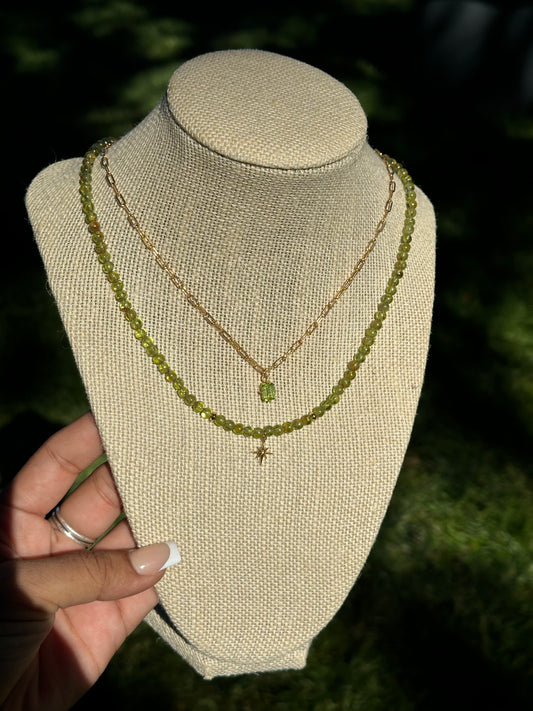 Verdant luxe necklaces