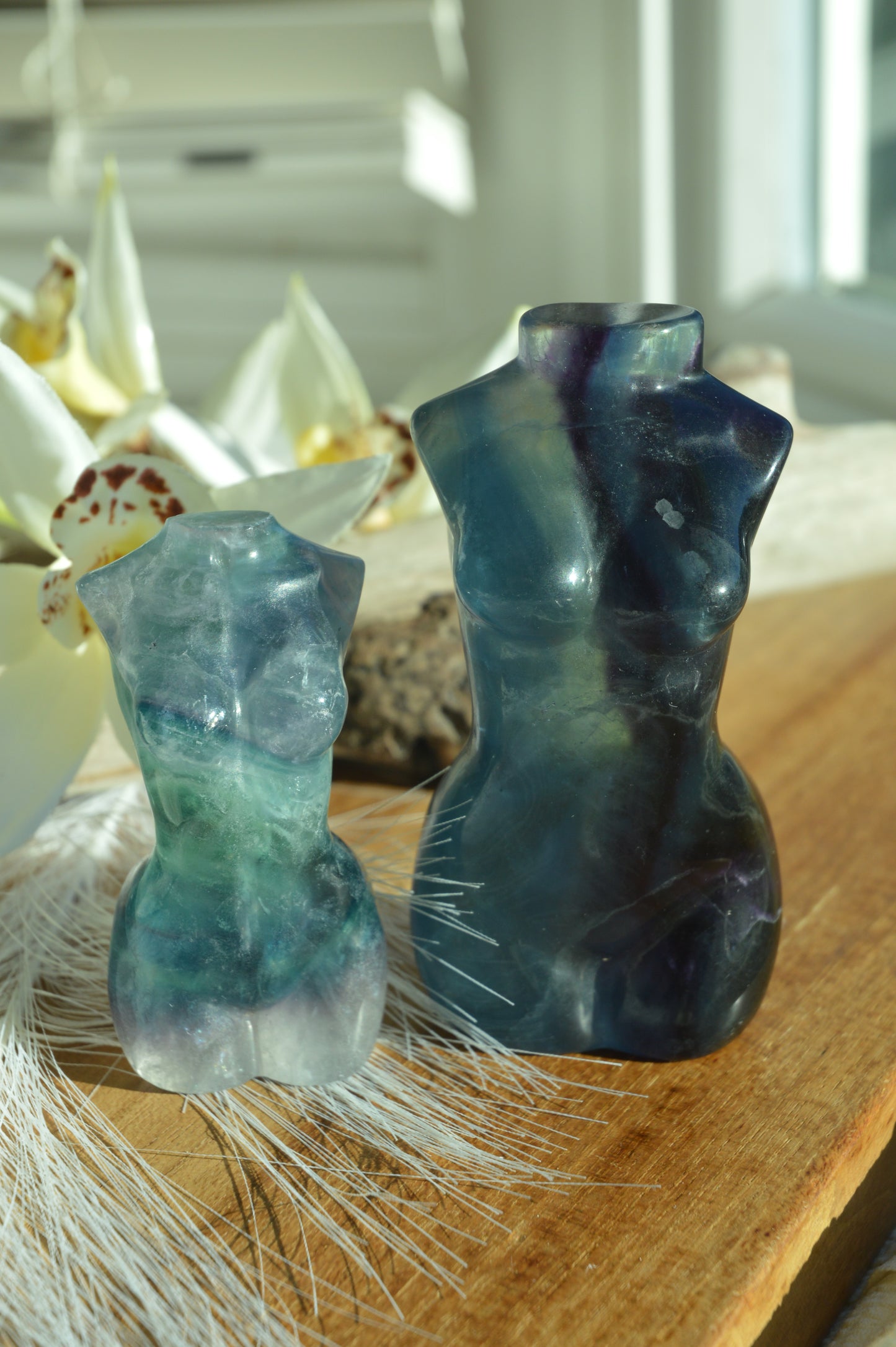 Large Fluorite Goddess Body