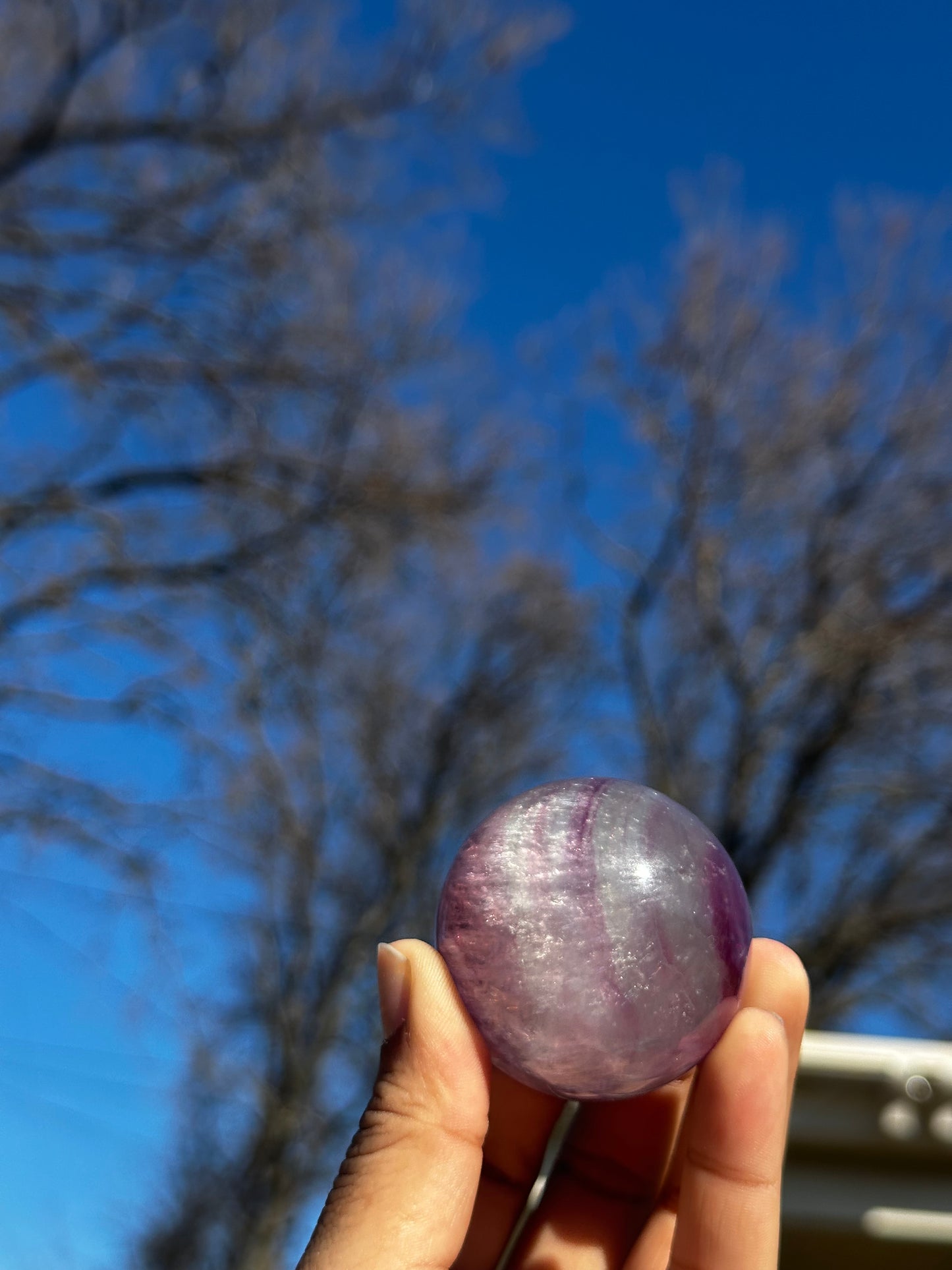 Fluorite sphere