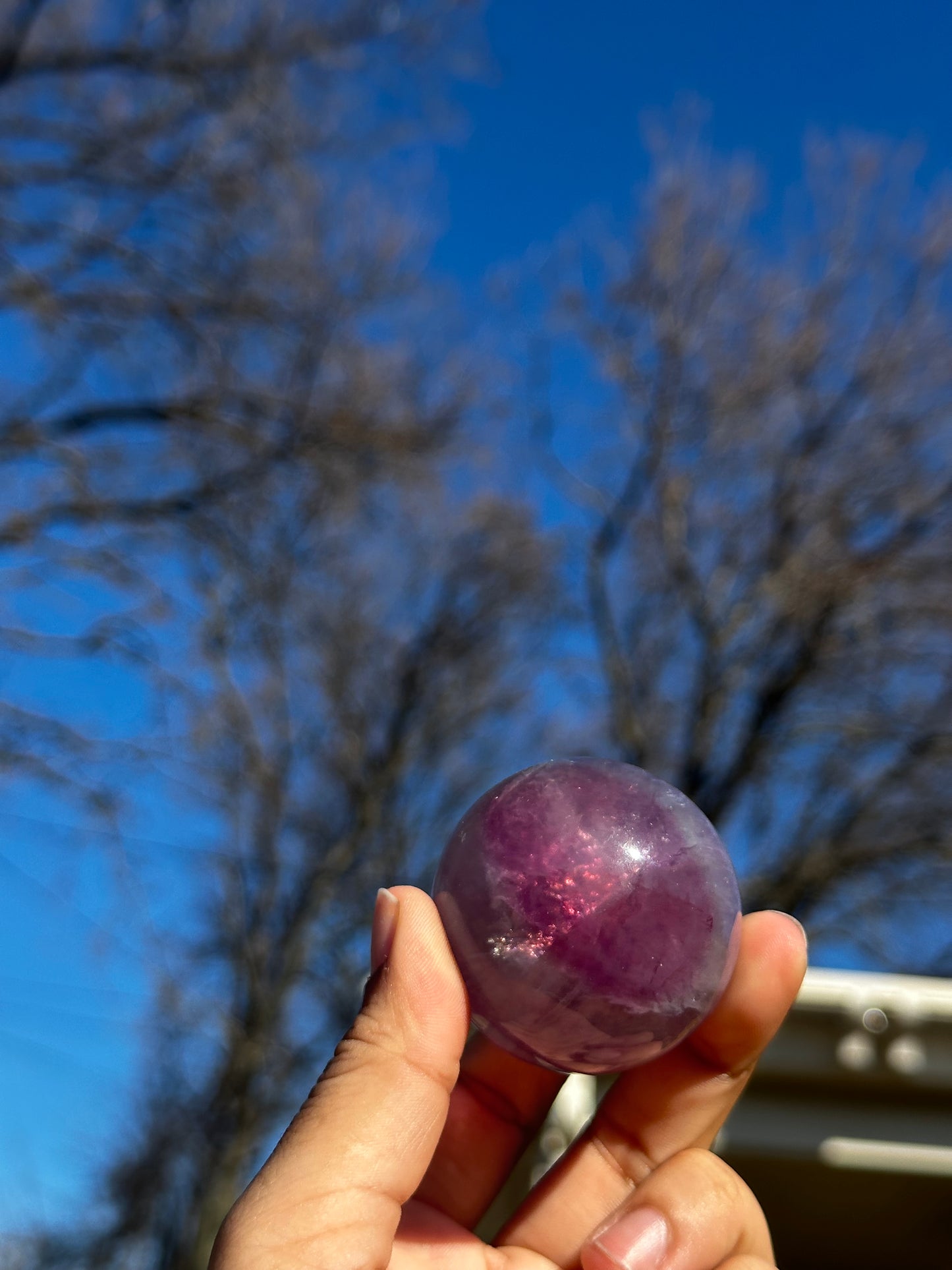 Fluorite sphere
