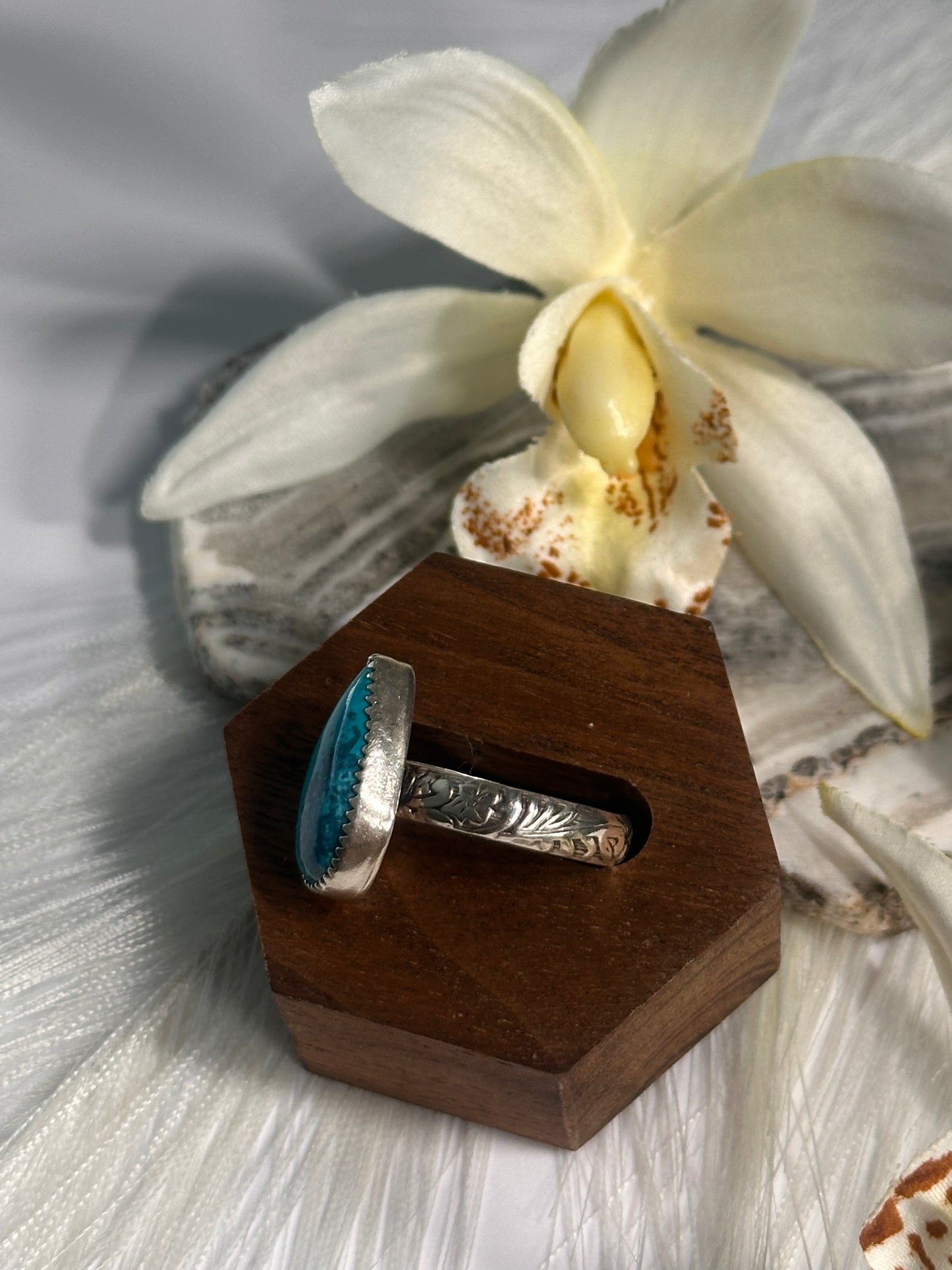 Shattuckite Ring - Sz 8.5