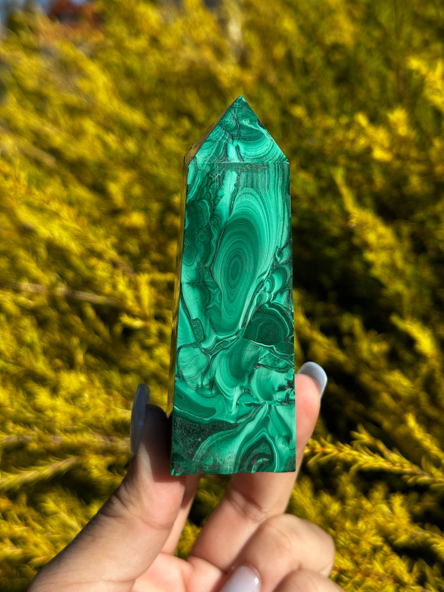 Malachite tower