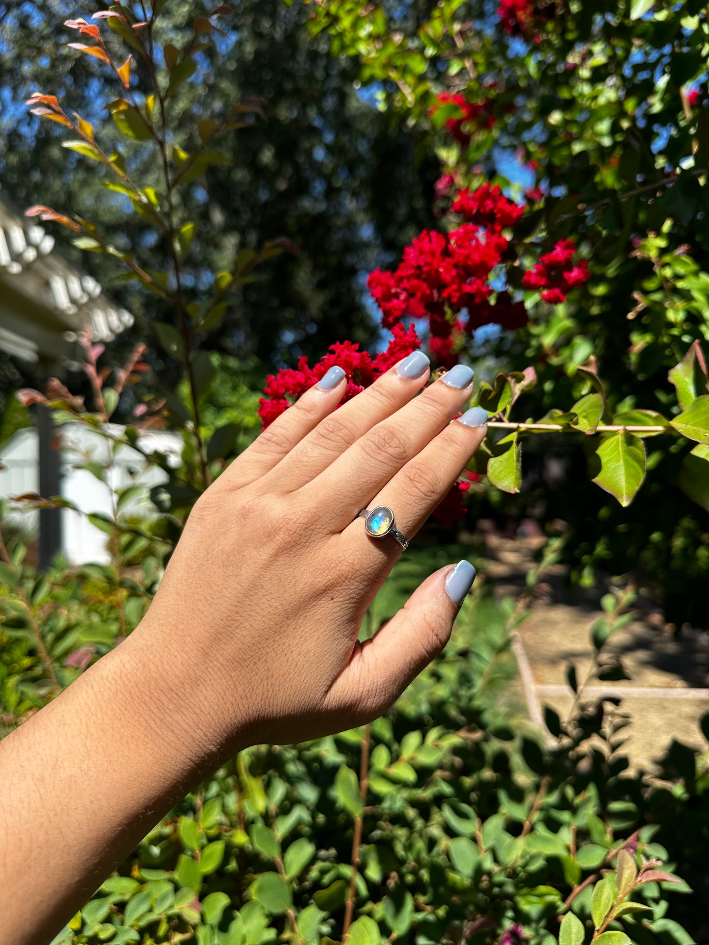 Mini Labradorite ring