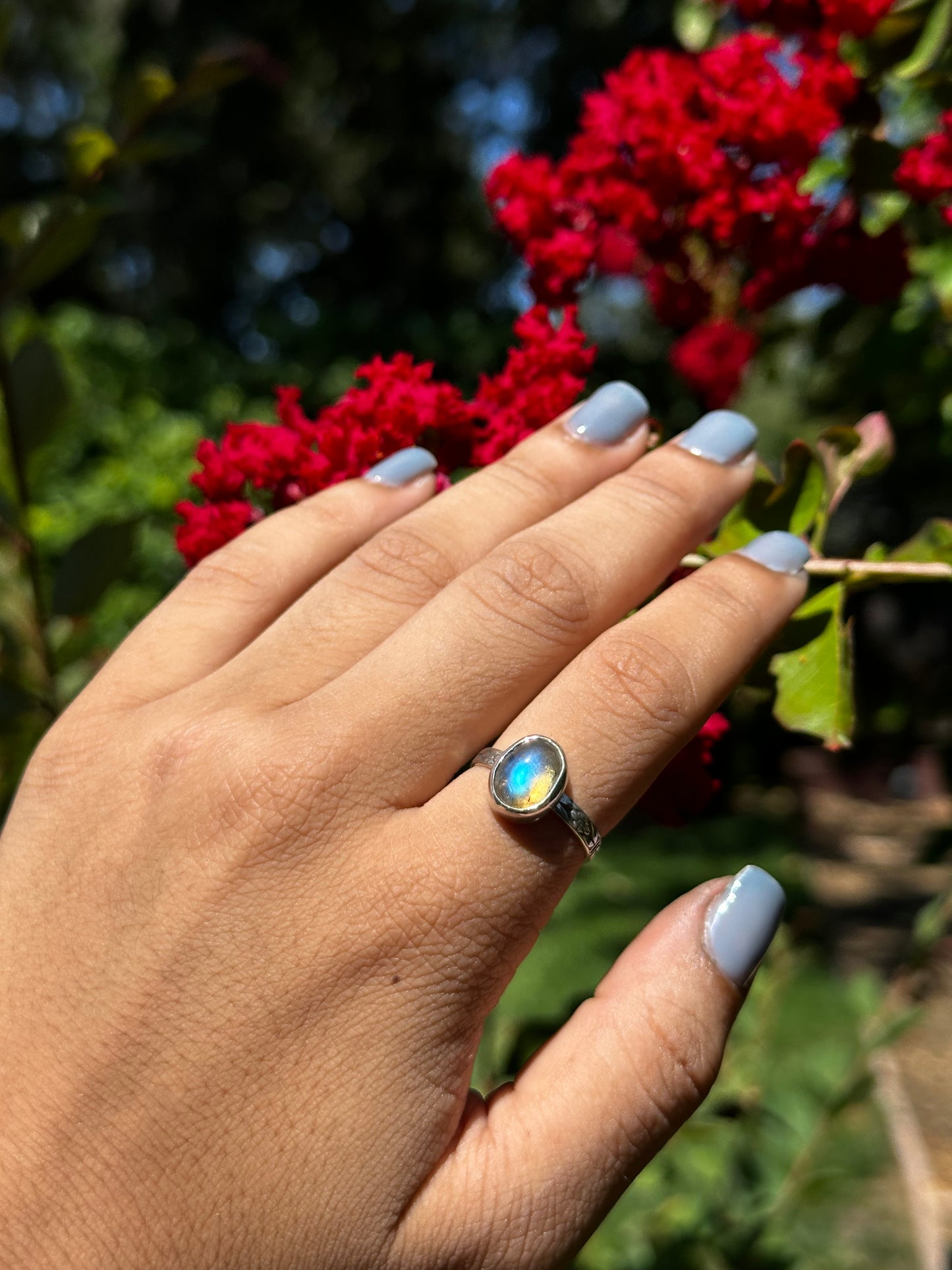 Mini Labradorite ring