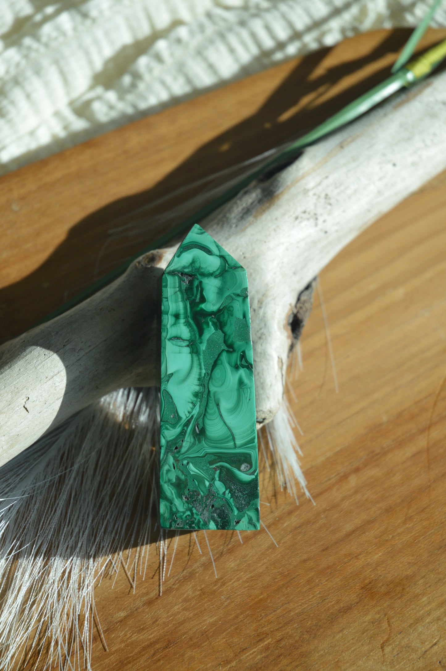 Malachite towers