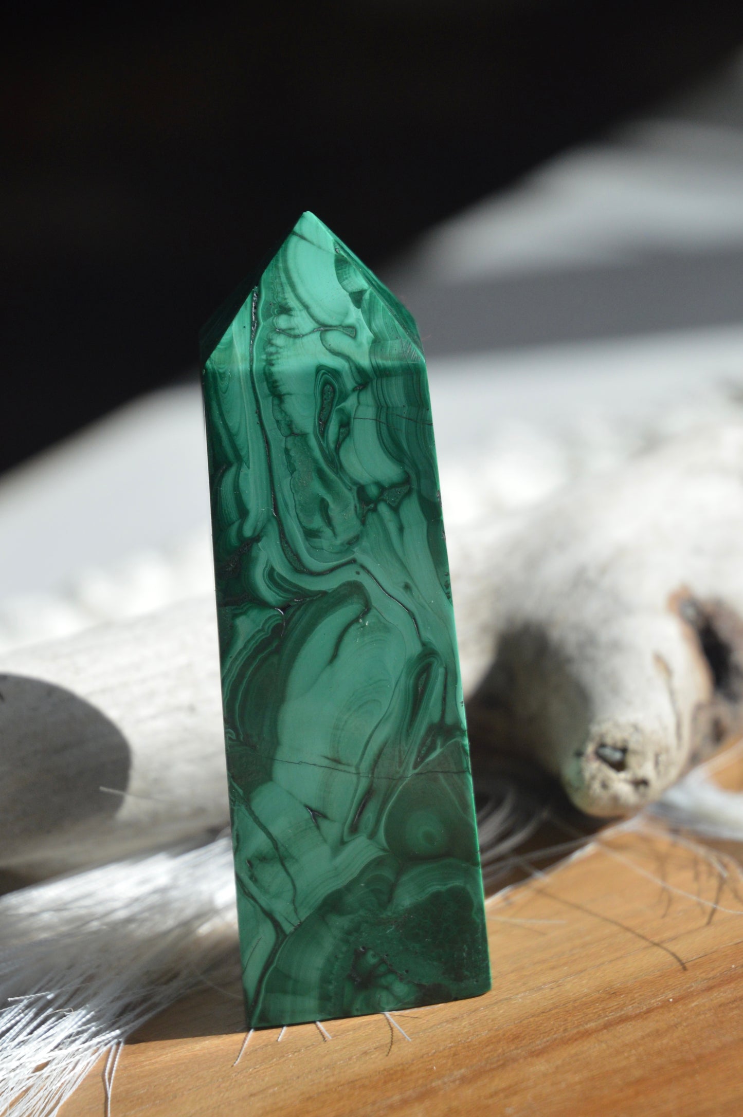 Malachite towers