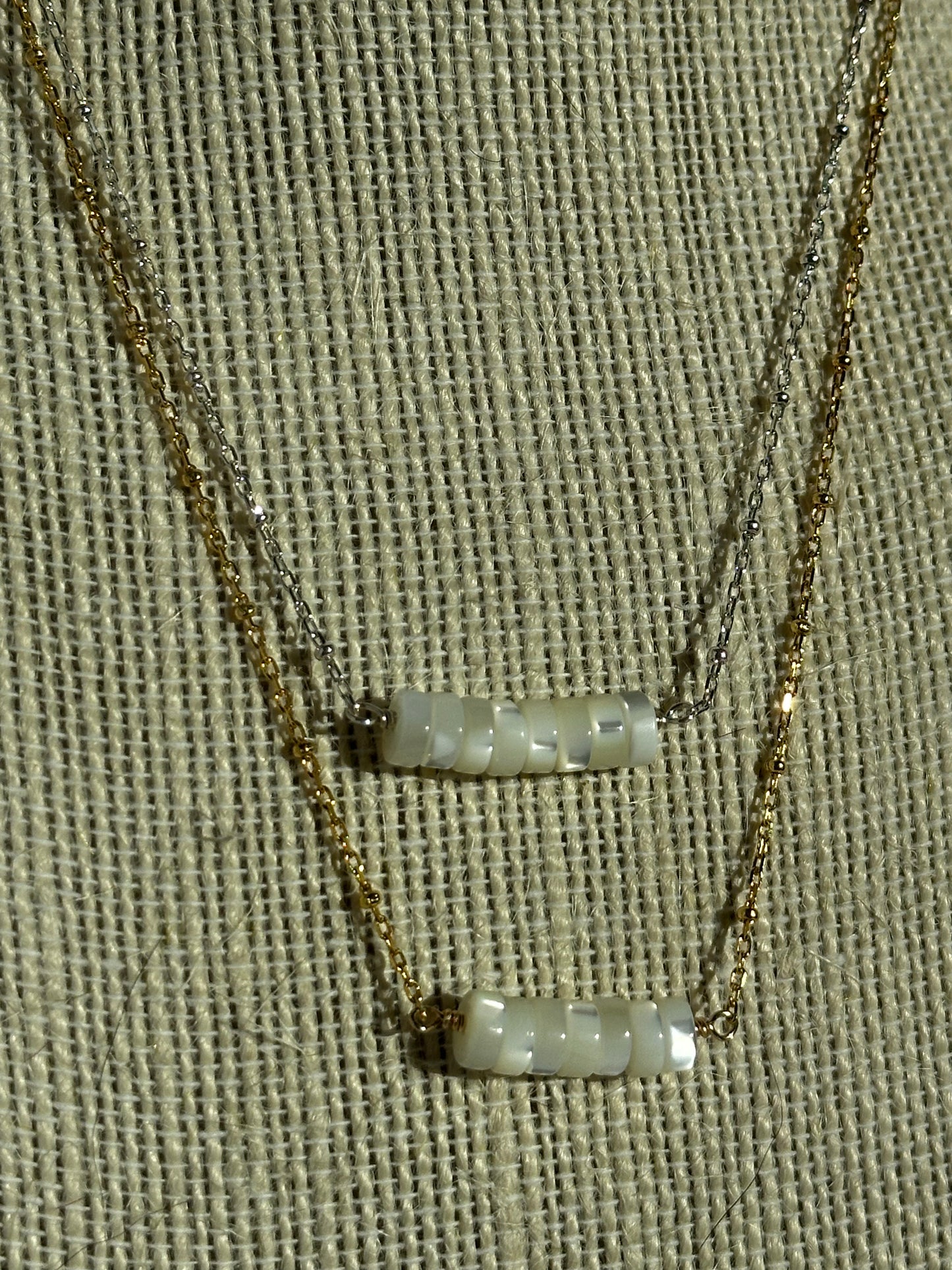 Nacre chain necklace