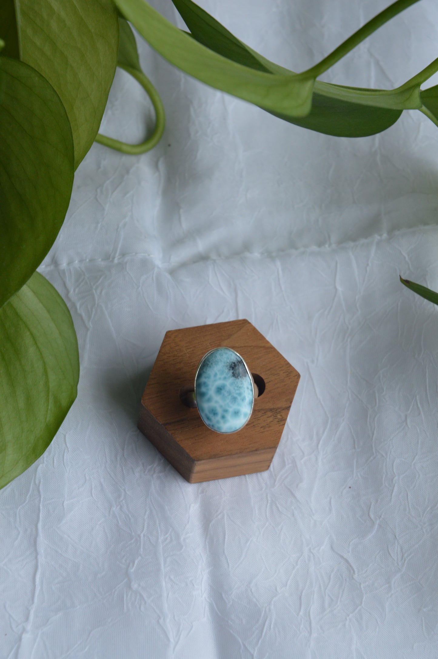 Larimar Ring - Sz 8
