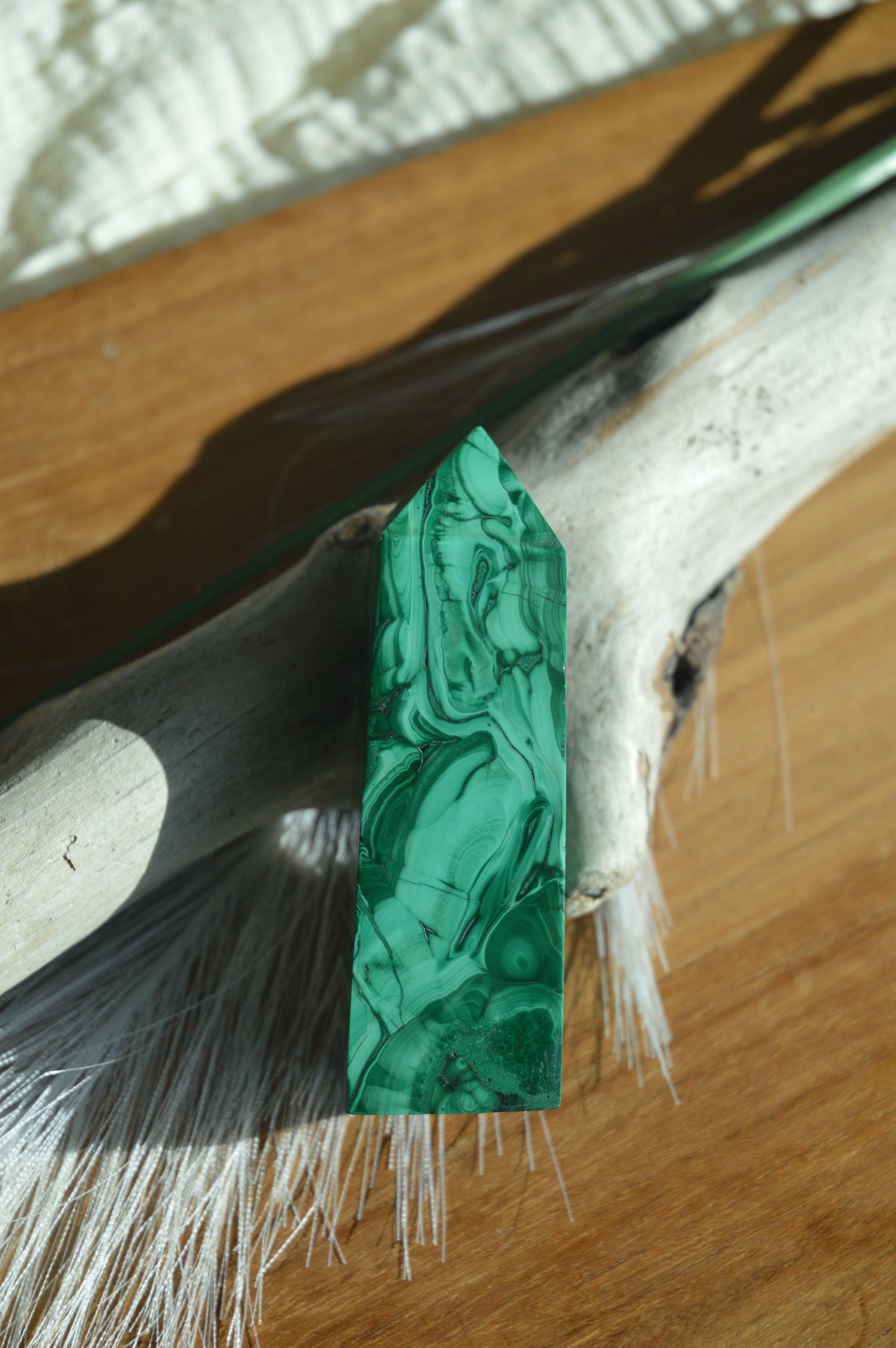 Malachite towers