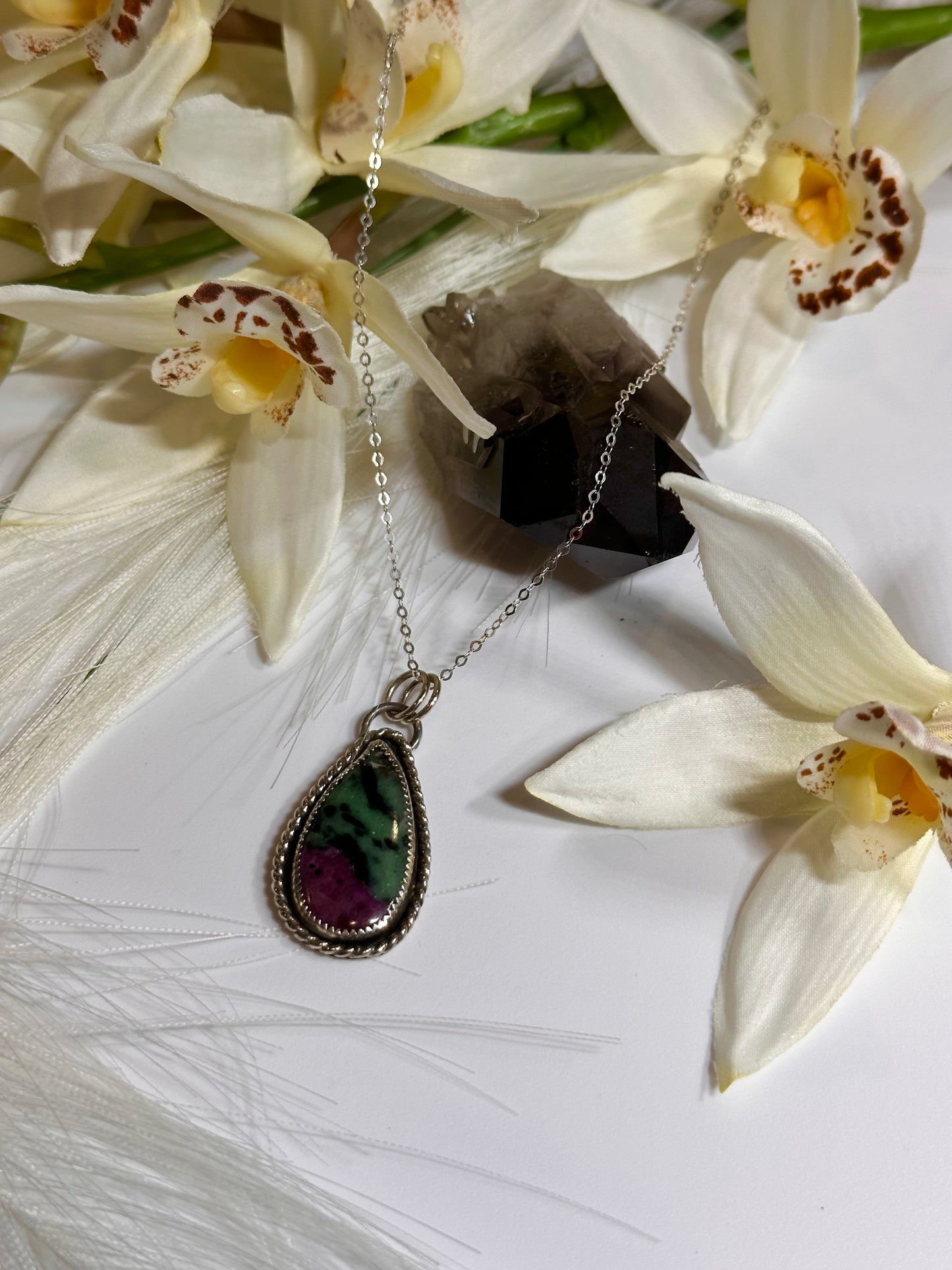 Ruby in Zoisite Pendant