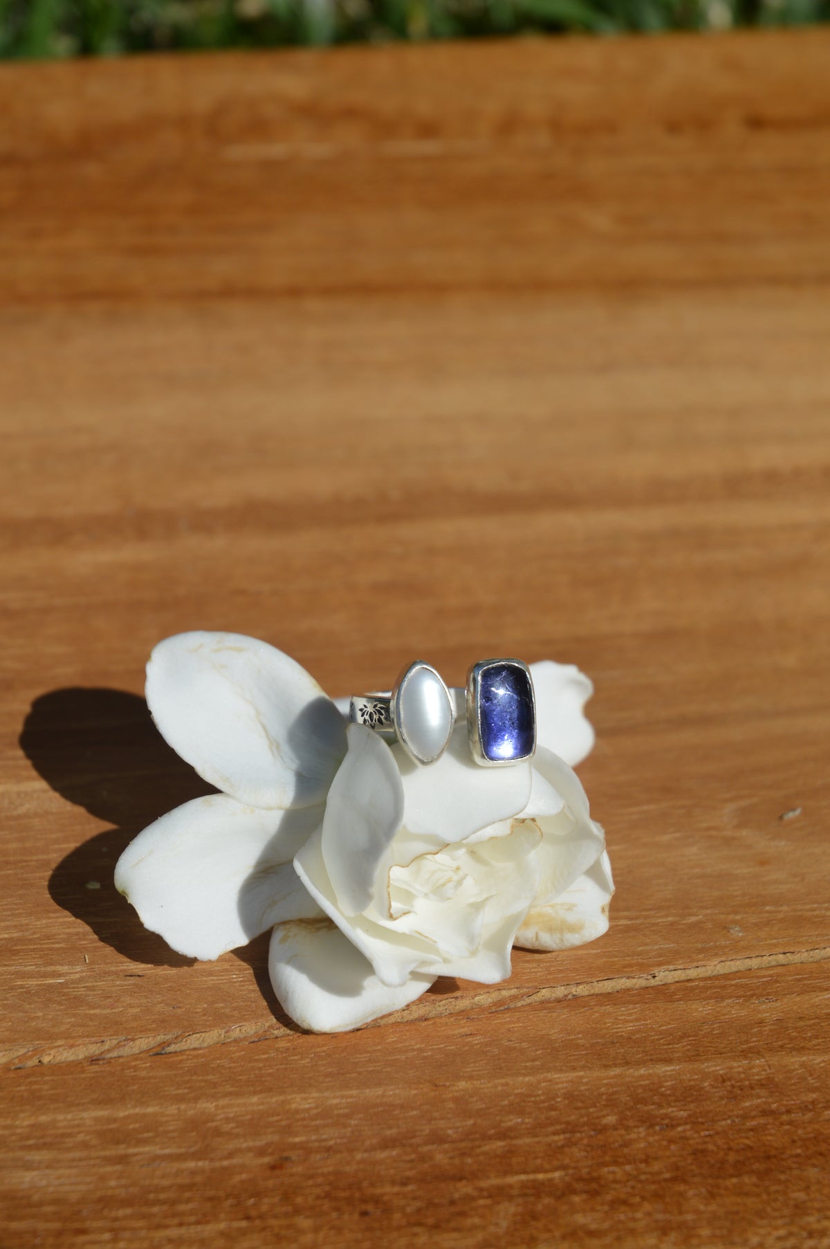 Glimmering Night Sky Ring - Sz 4.5