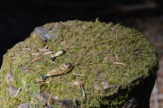 Articulating Fishies - Chain Necklaces