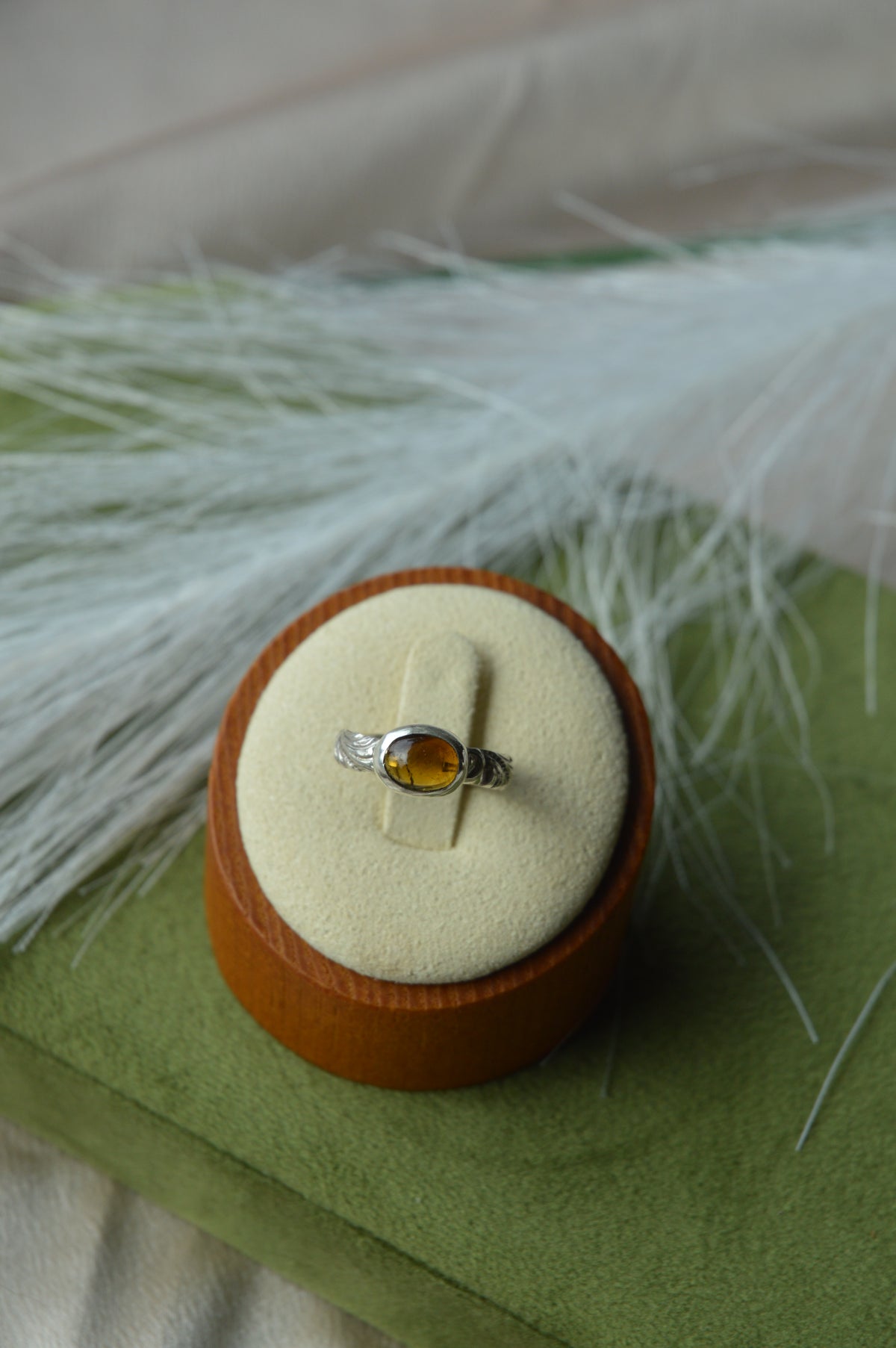 Brown Sugar Tourmaline Rings - Sz 4 & 7