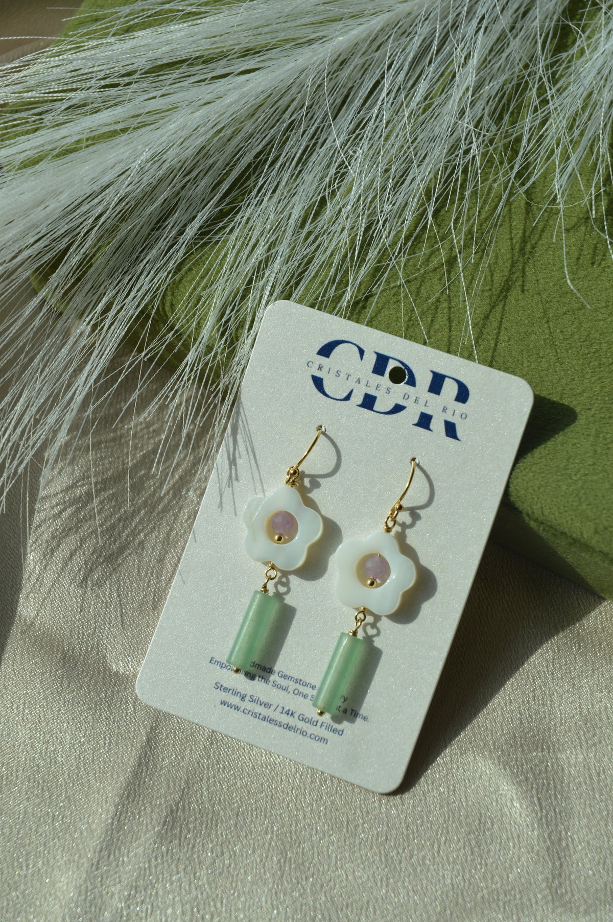 Blossoming Aventurine Earrings