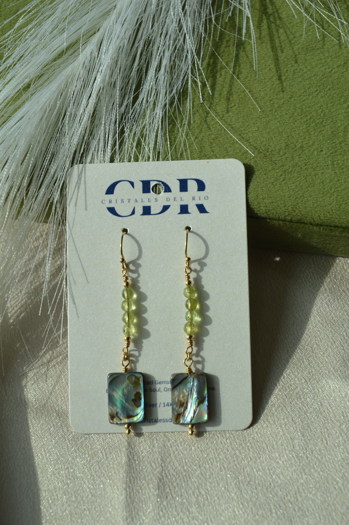 Olivine Pools Earrings