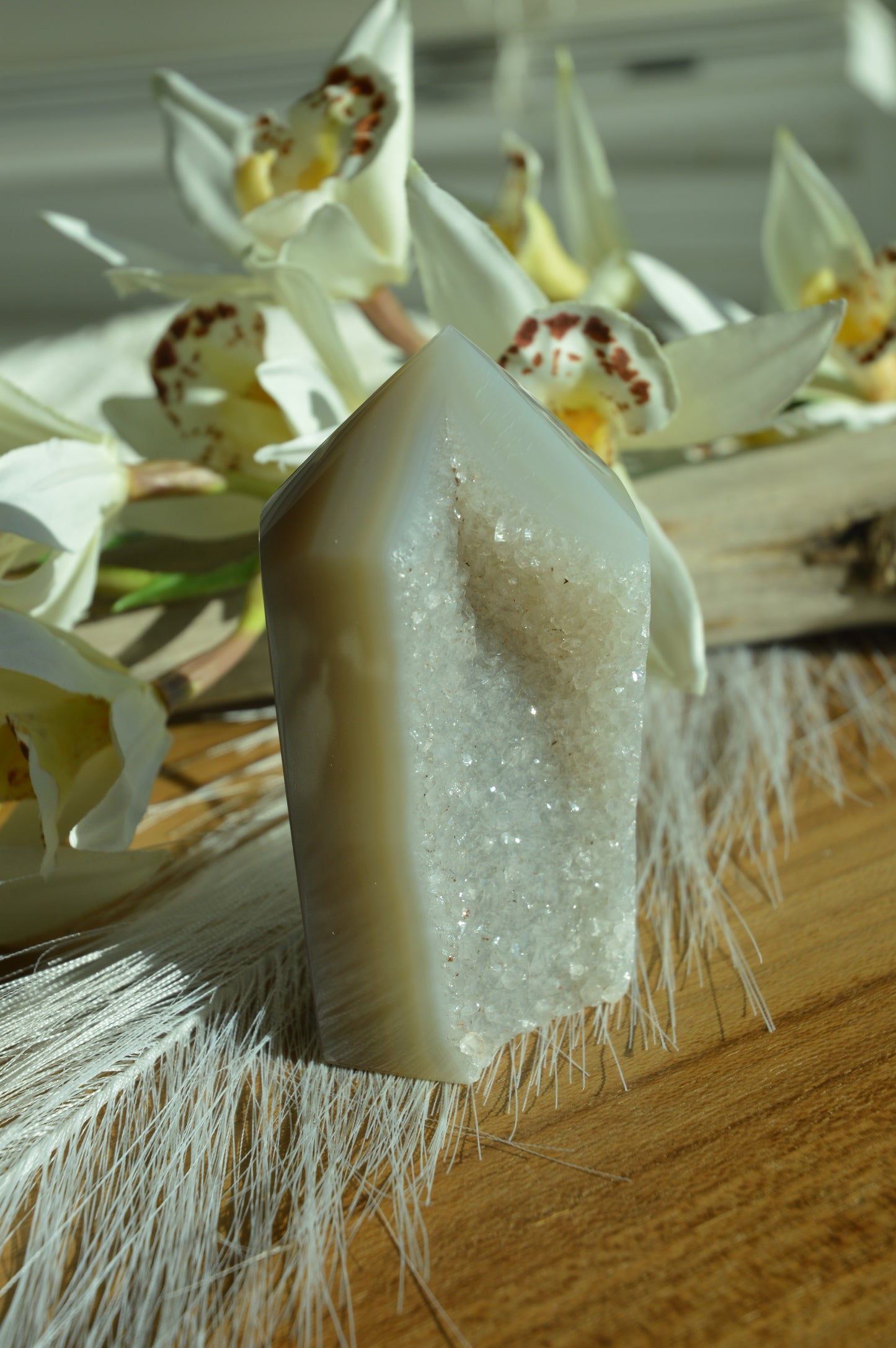 Brazilian Agate tower