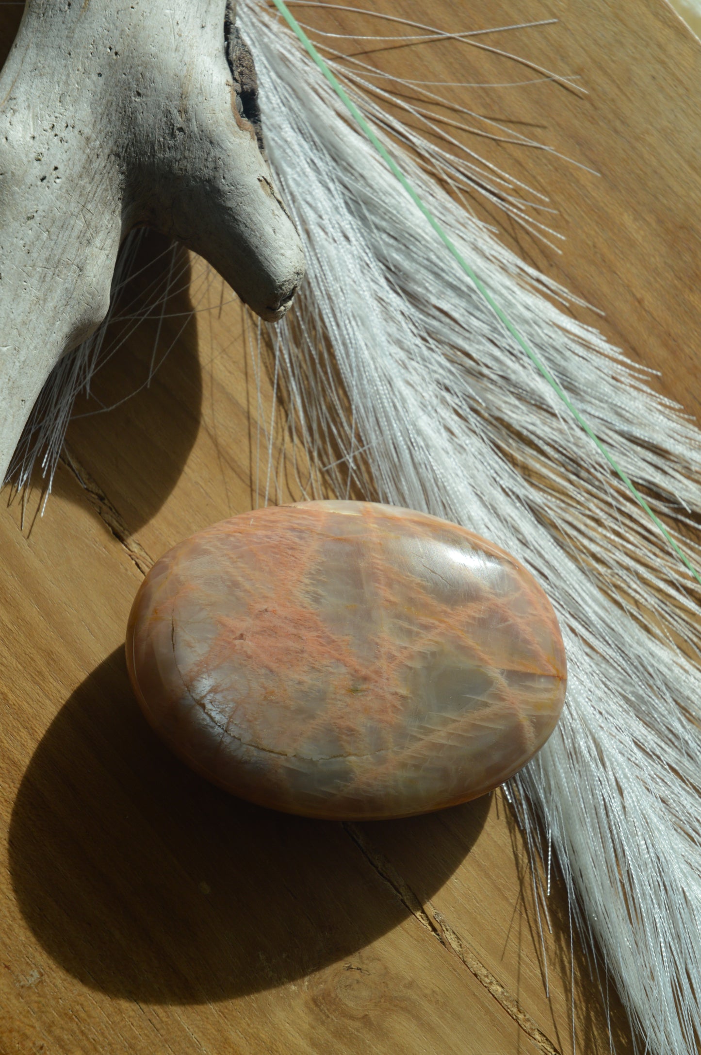 Peach Moonstone Palmstone