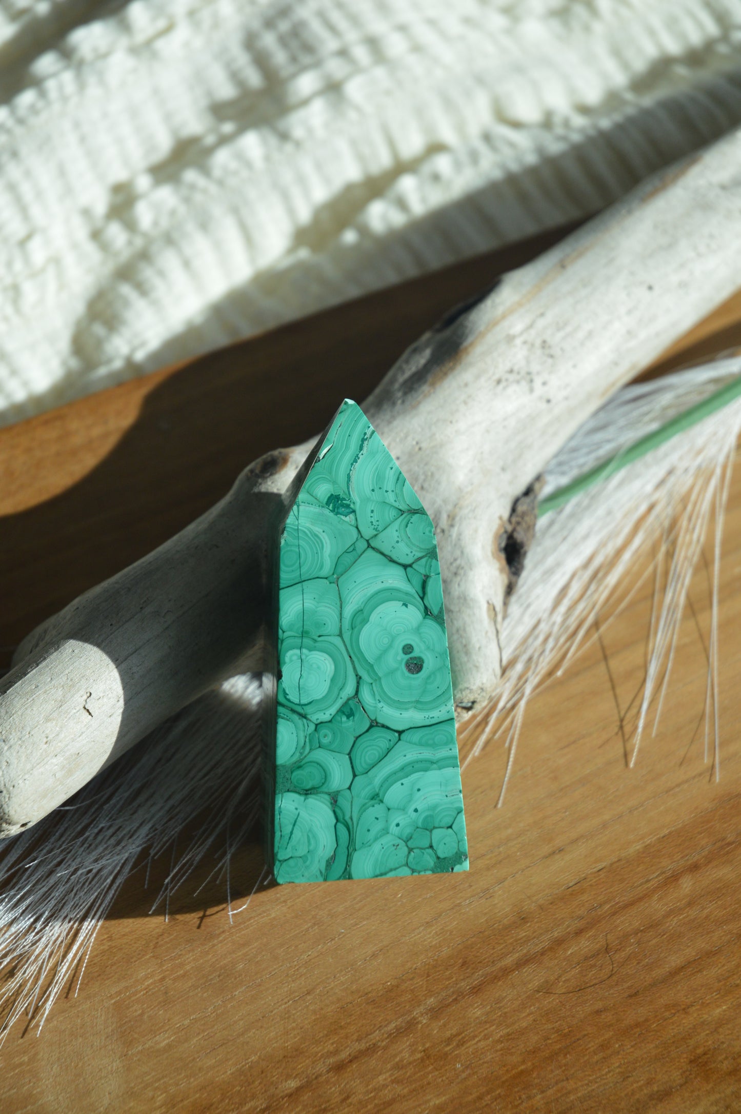 Malachite towers
